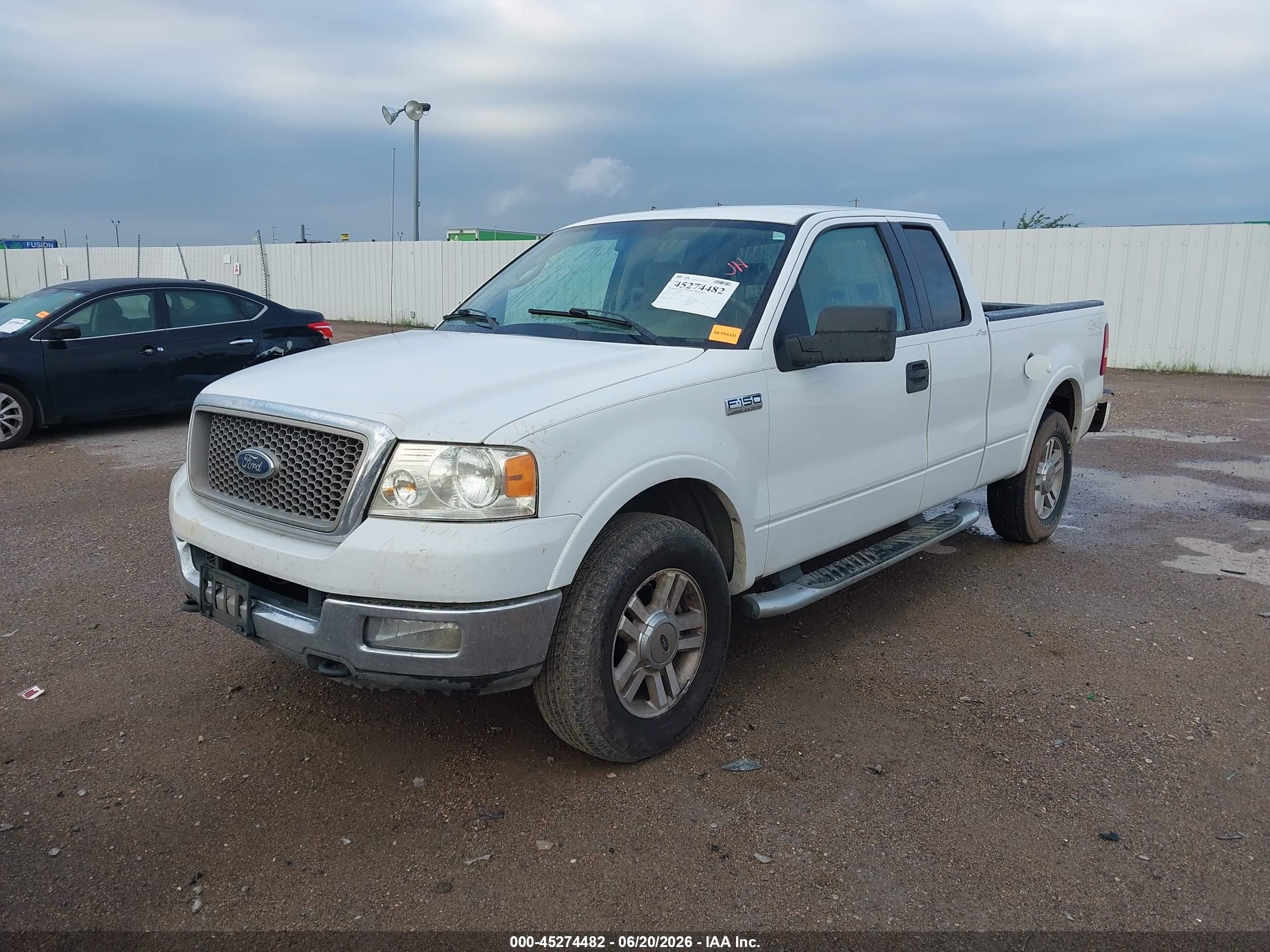 2005 Ford F-150 Fx4/lariat/xl/xlt White vin: 1FTPX14535NA28021