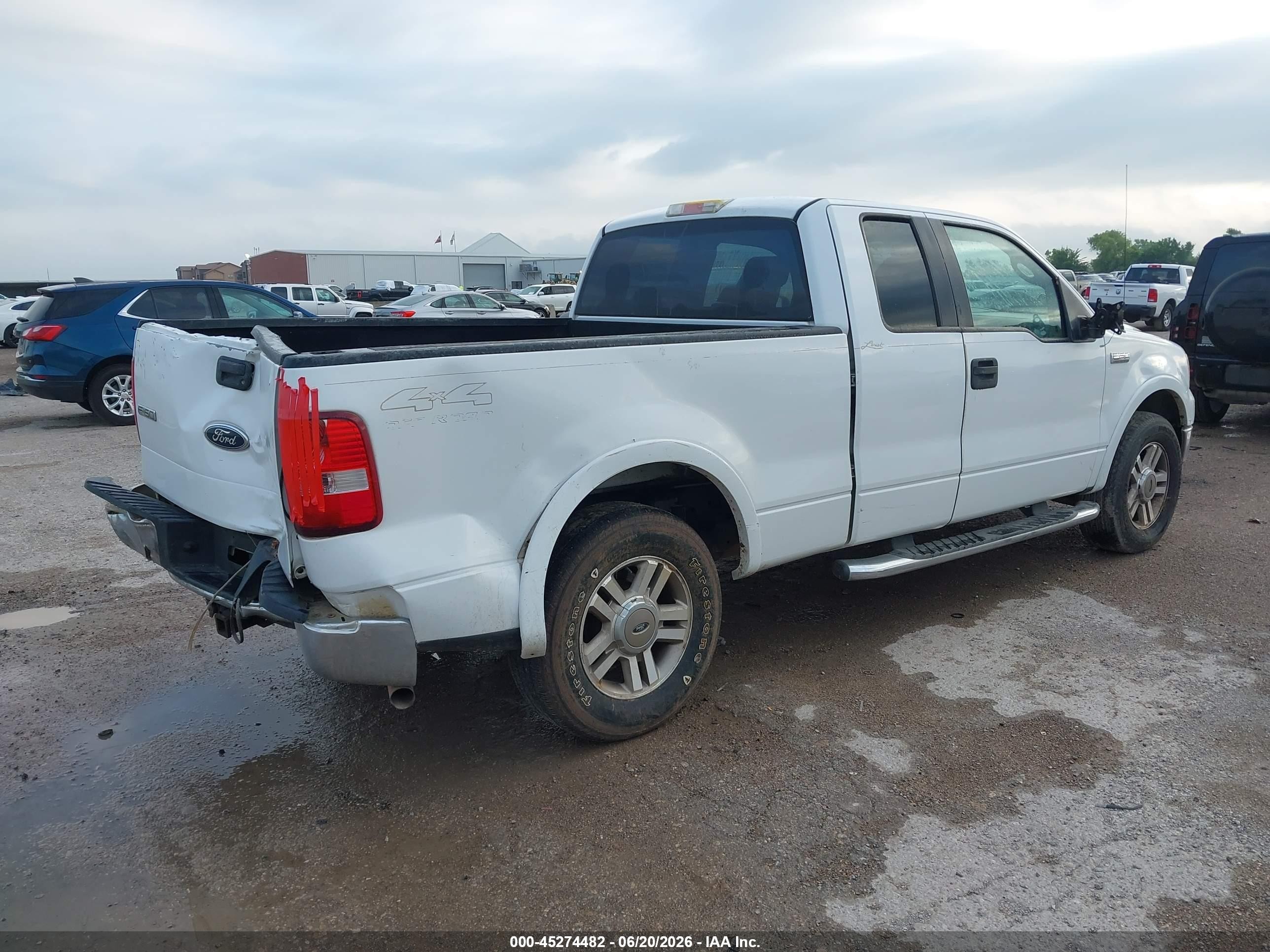 2005 Ford F-150 Fx4/lariat/xl/xlt White vin: 1FTPX14535NA28021