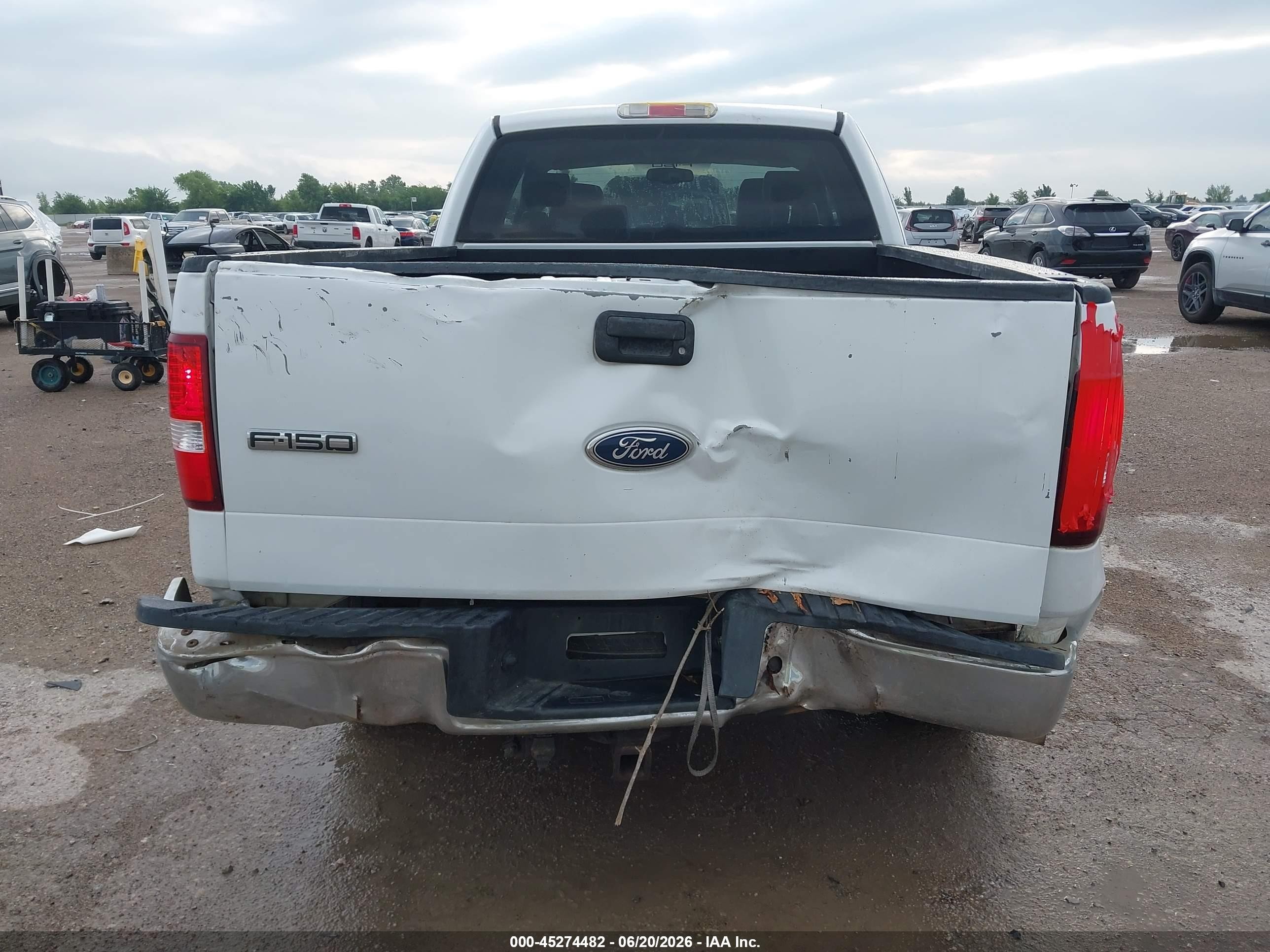 2005 Ford F-150 Fx4/lariat/xl/xlt White vin: 1FTPX14535NA28021