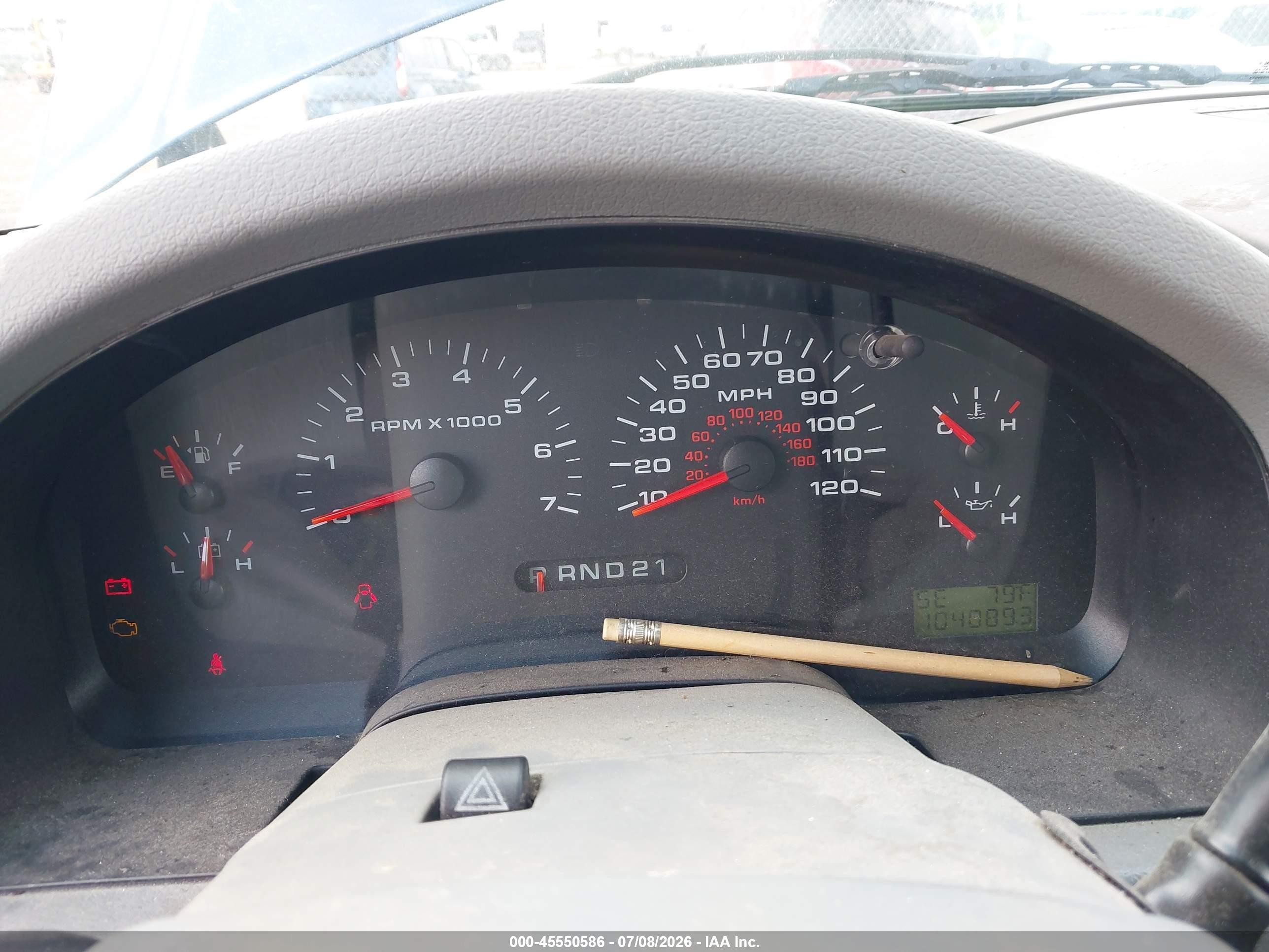 2005 Ford F-150 Fx4/lariat/xl/xlt Blue vin: 1FTPX14535NB93888
