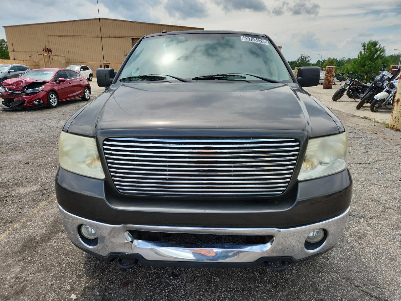 2006 Ford F150 Brown vin: 1FTPX14536FA34509 Damage: Left Head Lamp, Faded, Repair Required