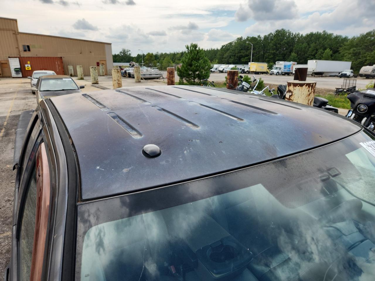 2006 Ford F150 Brown vin: 1FTPX14536FA34509 Damage: Roof, Oxidized, > 12 Inches