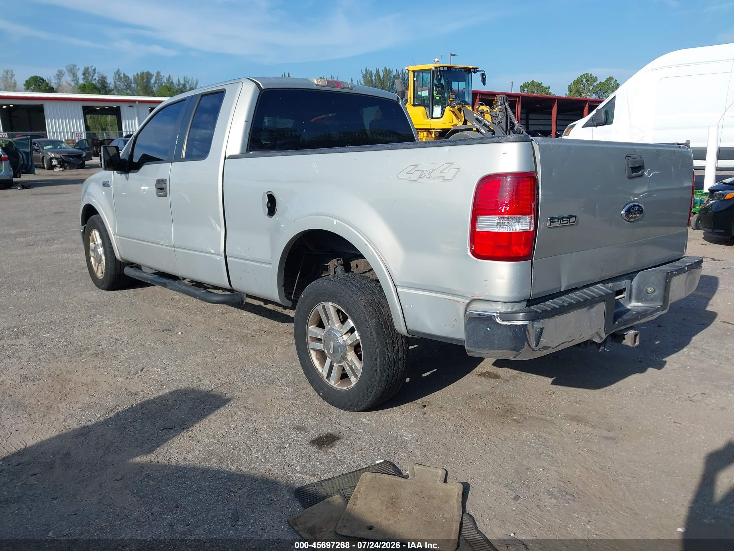 2006 Ford F-150 Fx4/lariat/xl/xlt Silver vin: 1FTPX14536FA50953