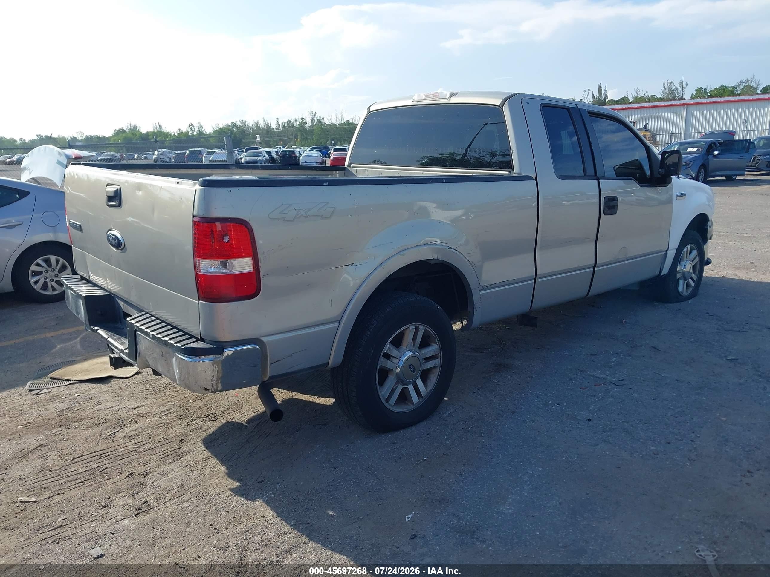 2006 Ford F-150 Fx4/lariat/xl/xlt Silver vin: 1FTPX14536FA50953