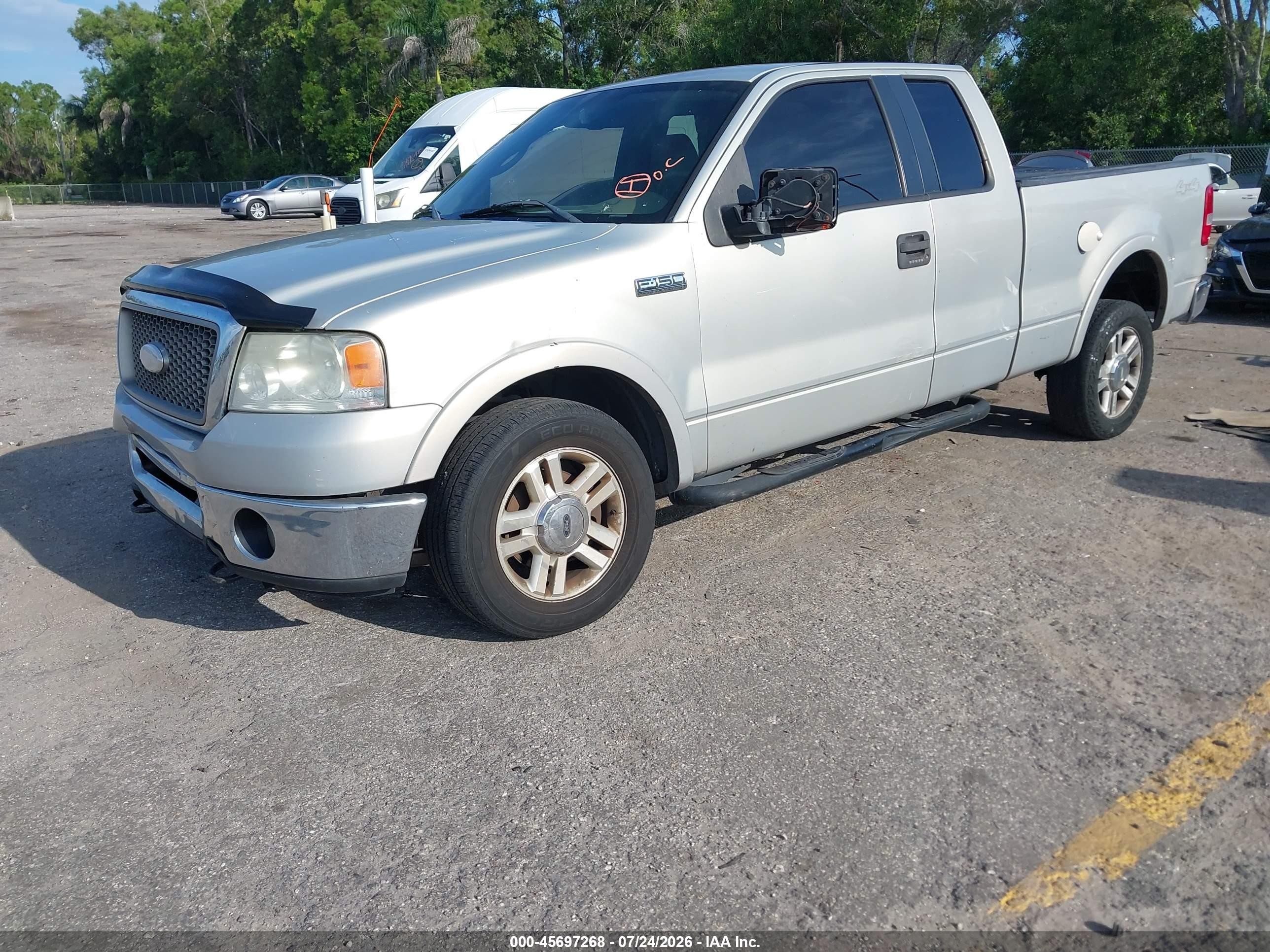 2006 Ford F-150 Fx4/lariat/xl/xlt Silver vin: 1FTPX14536FA50953