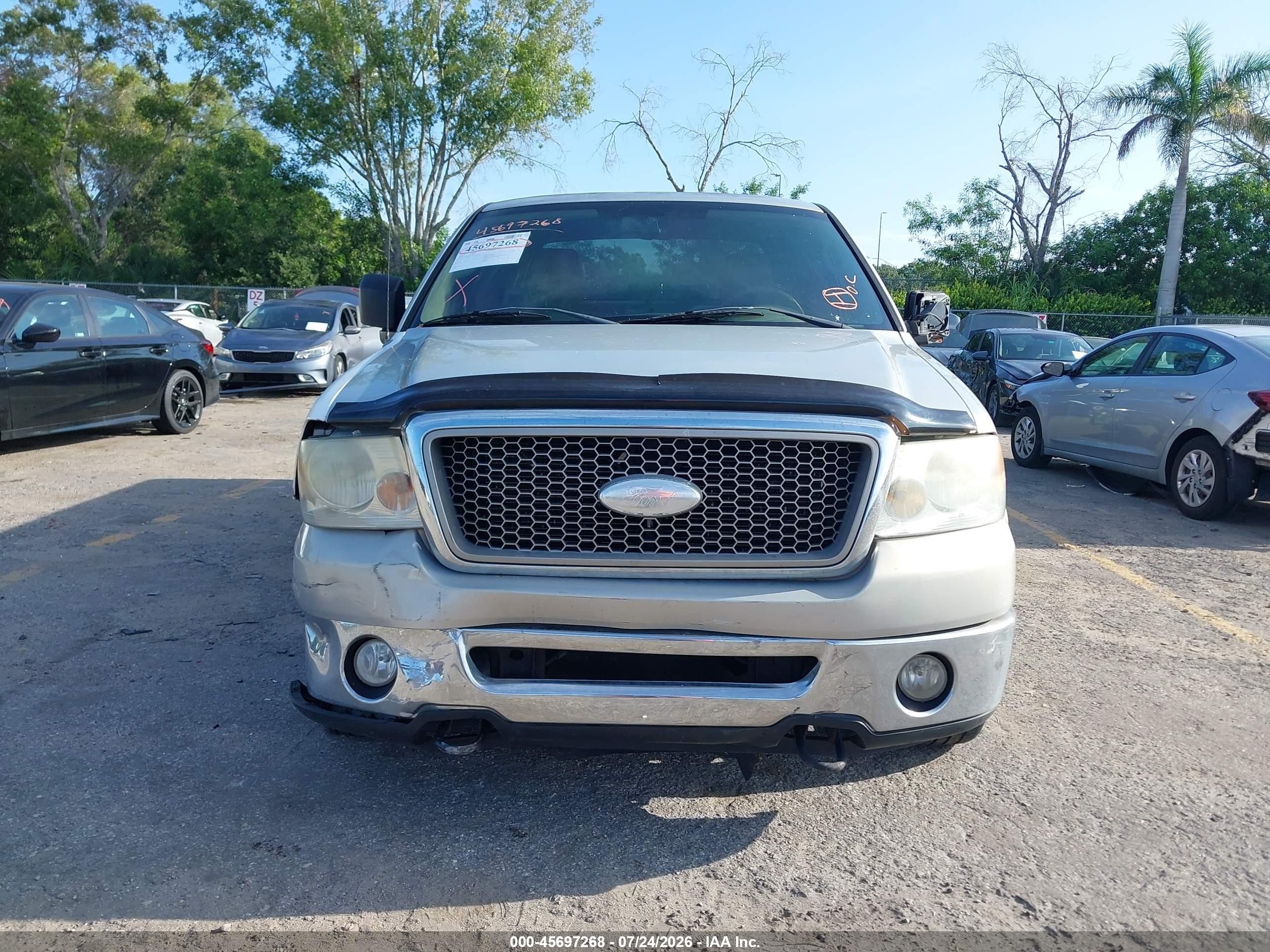 2006 Ford F-150 Fx4/lariat/xl/xlt Silver vin: 1FTPX14536FA50953