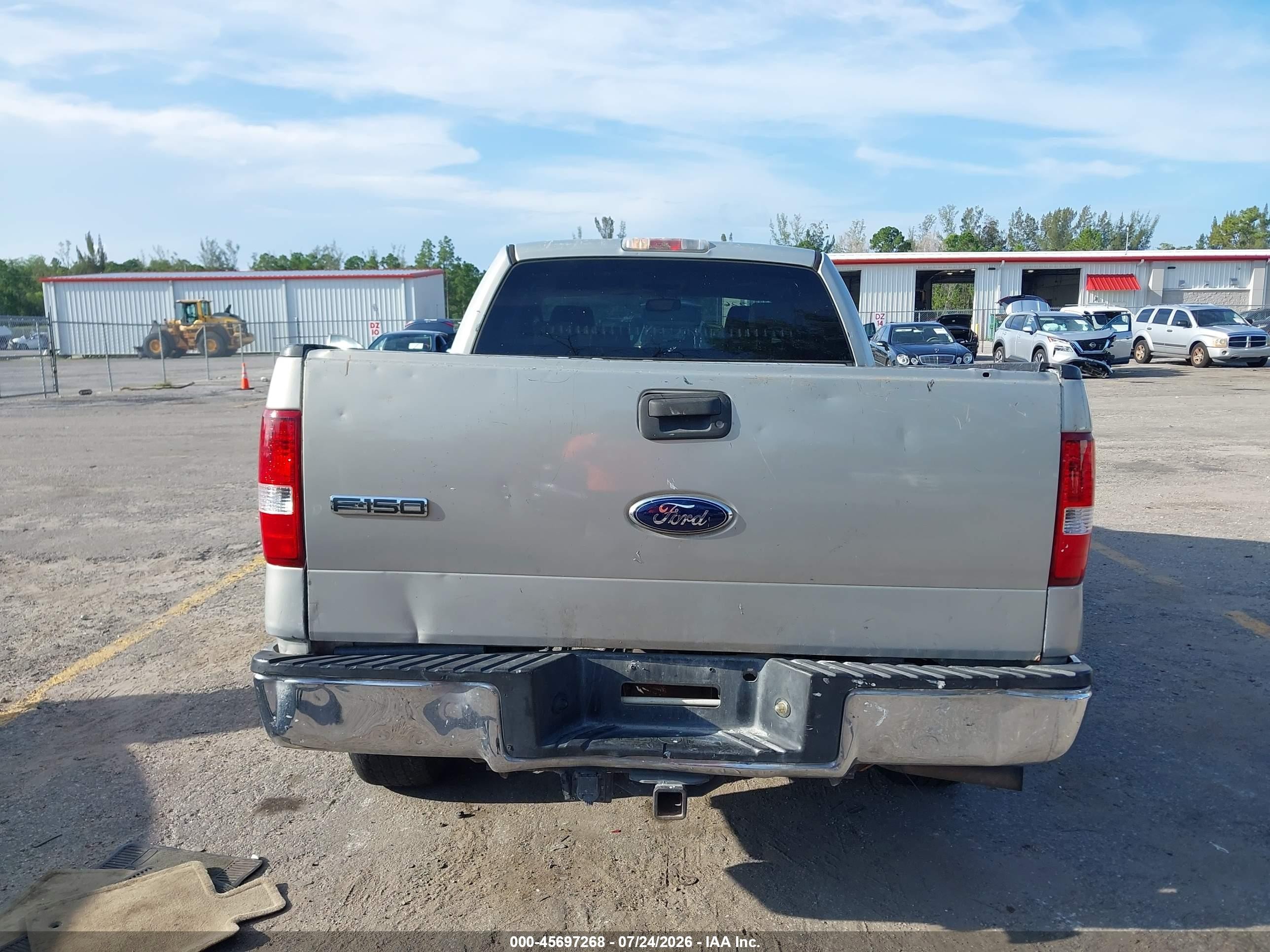 2006 Ford F-150 Fx4/lariat/xl/xlt Silver vin: 1FTPX14536FA50953