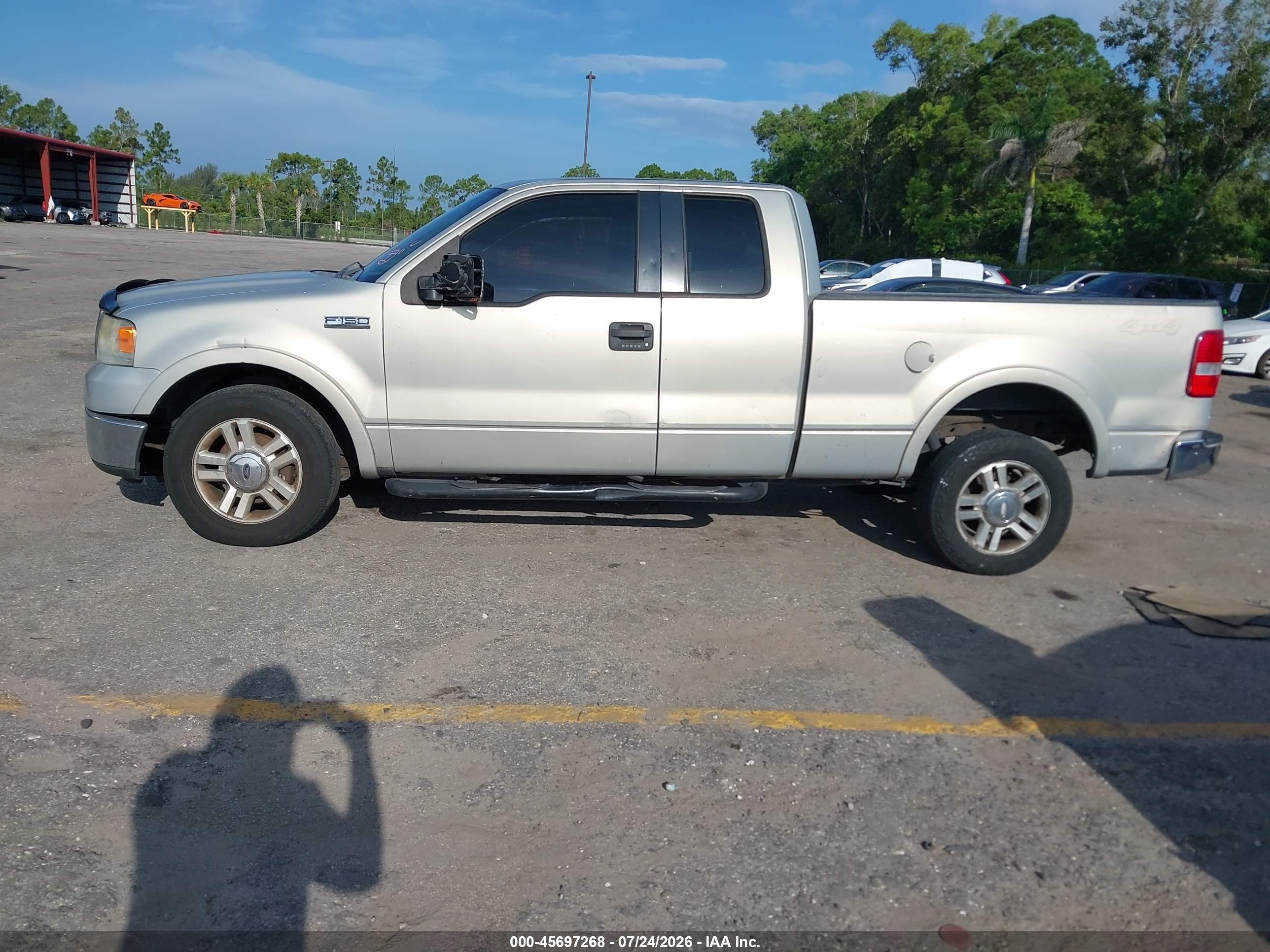 2006 Ford F-150 Fx4/lariat/xl/xlt Silver vin: 1FTPX14536FA50953