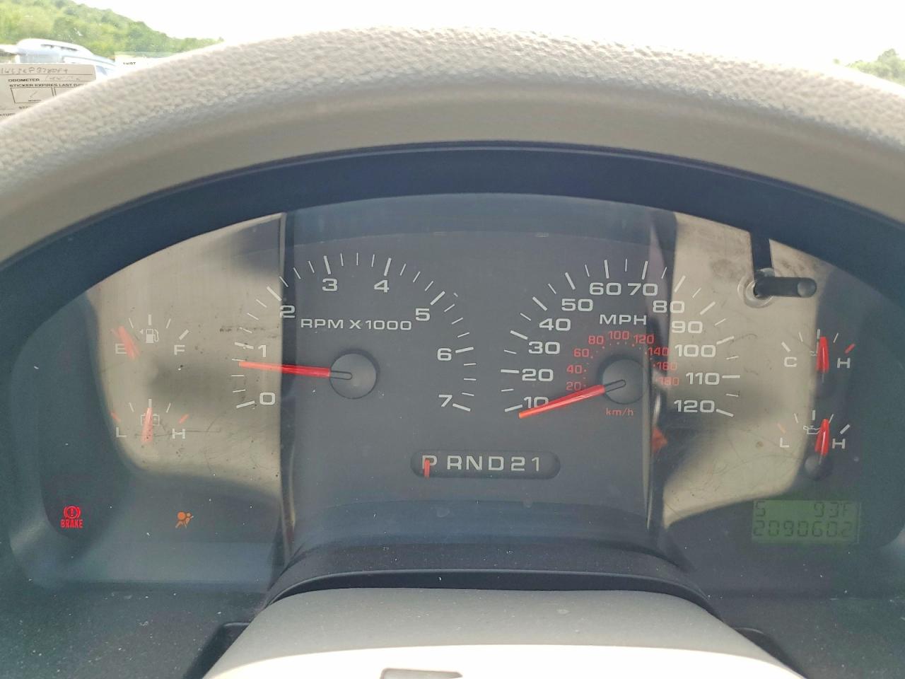 2006 Ford F150 Blue vin: 1FTPX14536FB78089