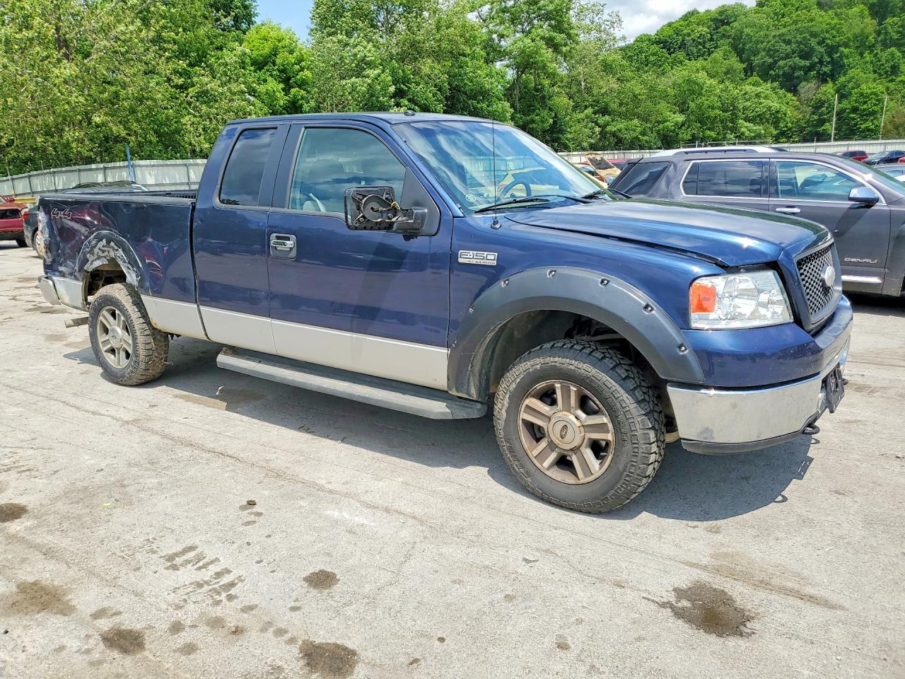 2006 Ford F150 Blue vin: 1FTPX14536FB78089