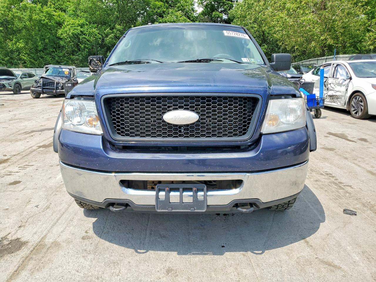 2006 Ford F150 Blue vin: 1FTPX14536FB78089