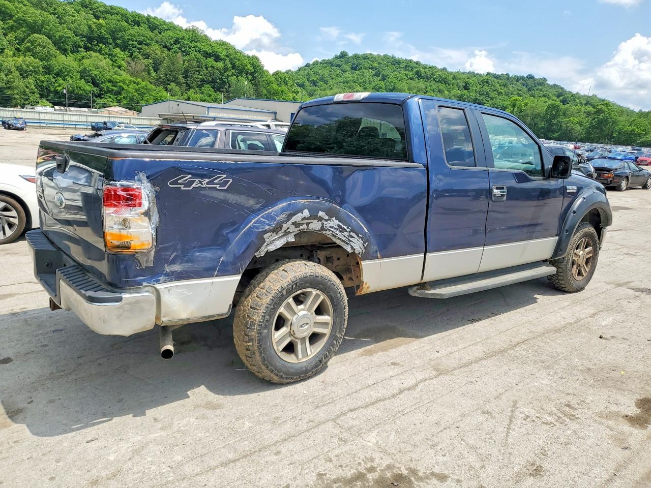 2006 Ford F150 Blue vin: 1FTPX14536FB78089
