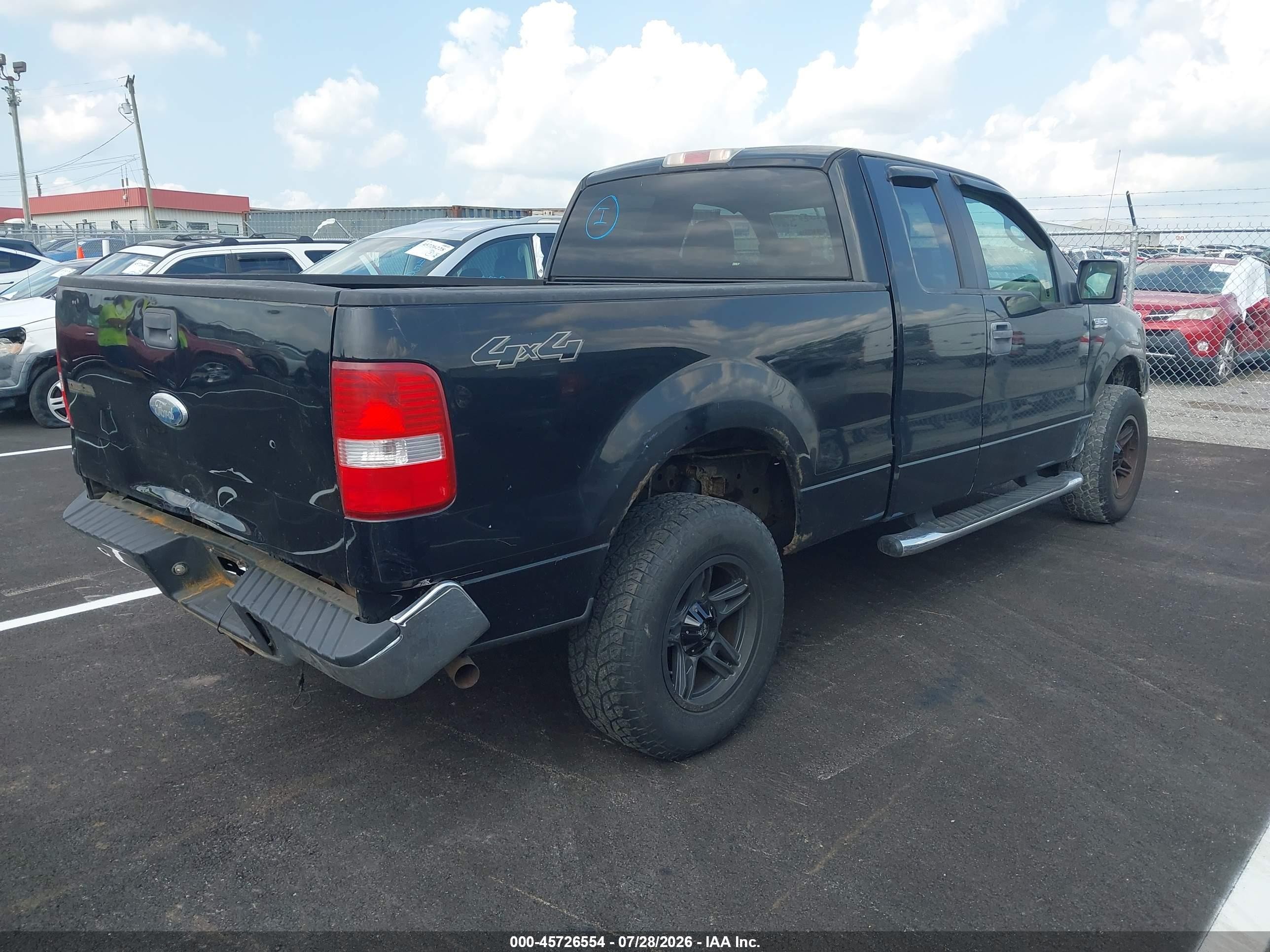 2006 Ford F-150 Fx4/lariat/xl/xlt Black vin: 1FTPX14536KC01331
