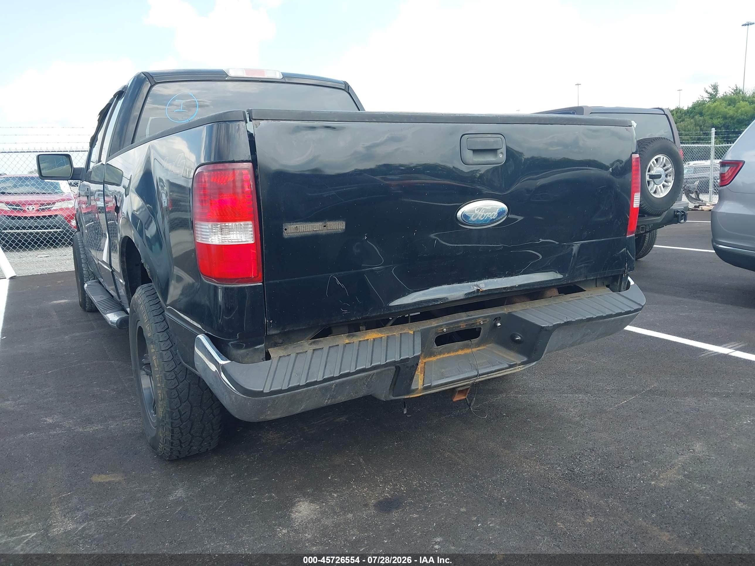 2006 Ford F-150 Fx4/lariat/xl/xlt Black vin: 1FTPX14536KC01331