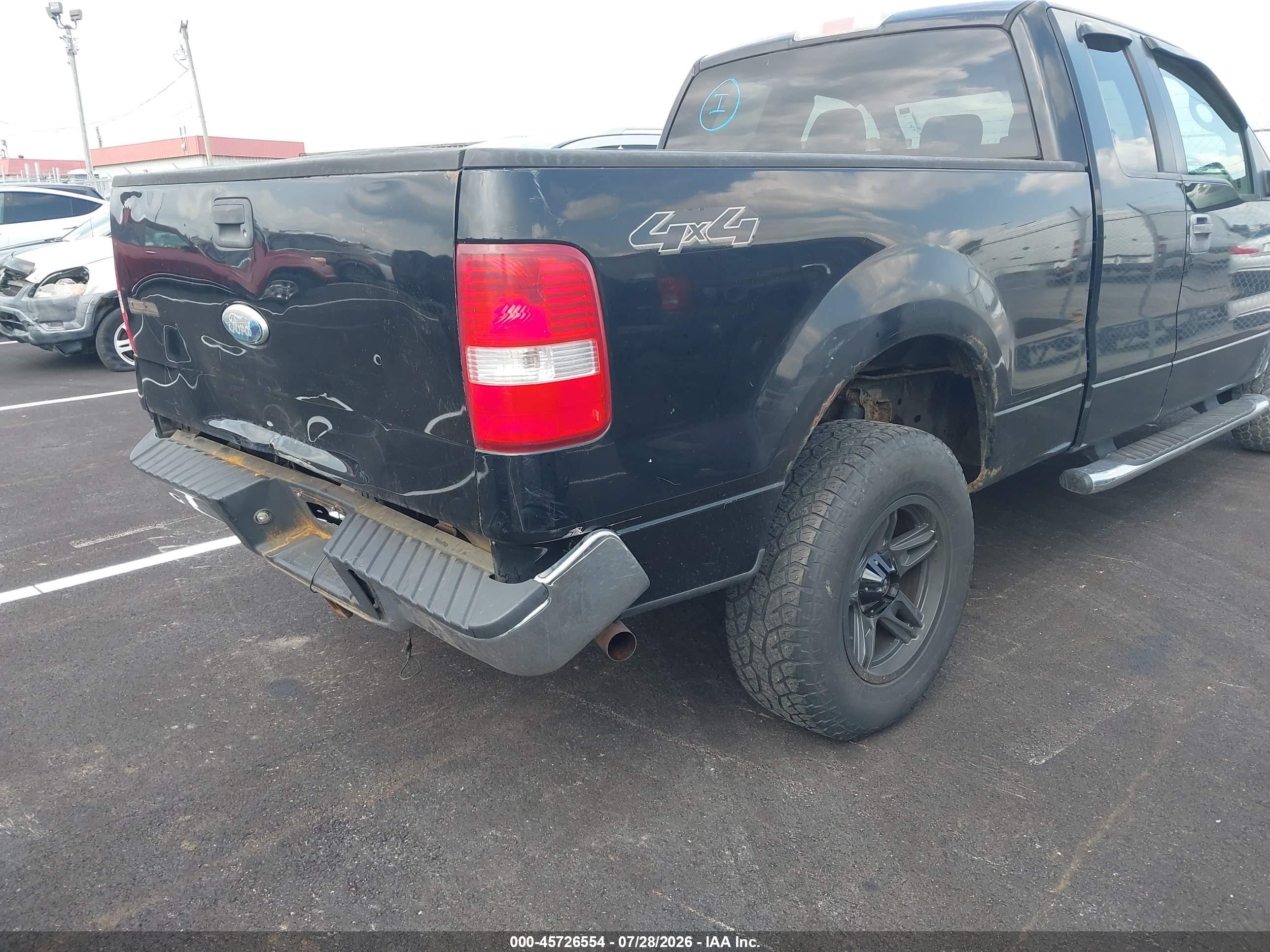 2006 Ford F-150 Fx4/lariat/xl/xlt Black vin: 1FTPX14536KC01331