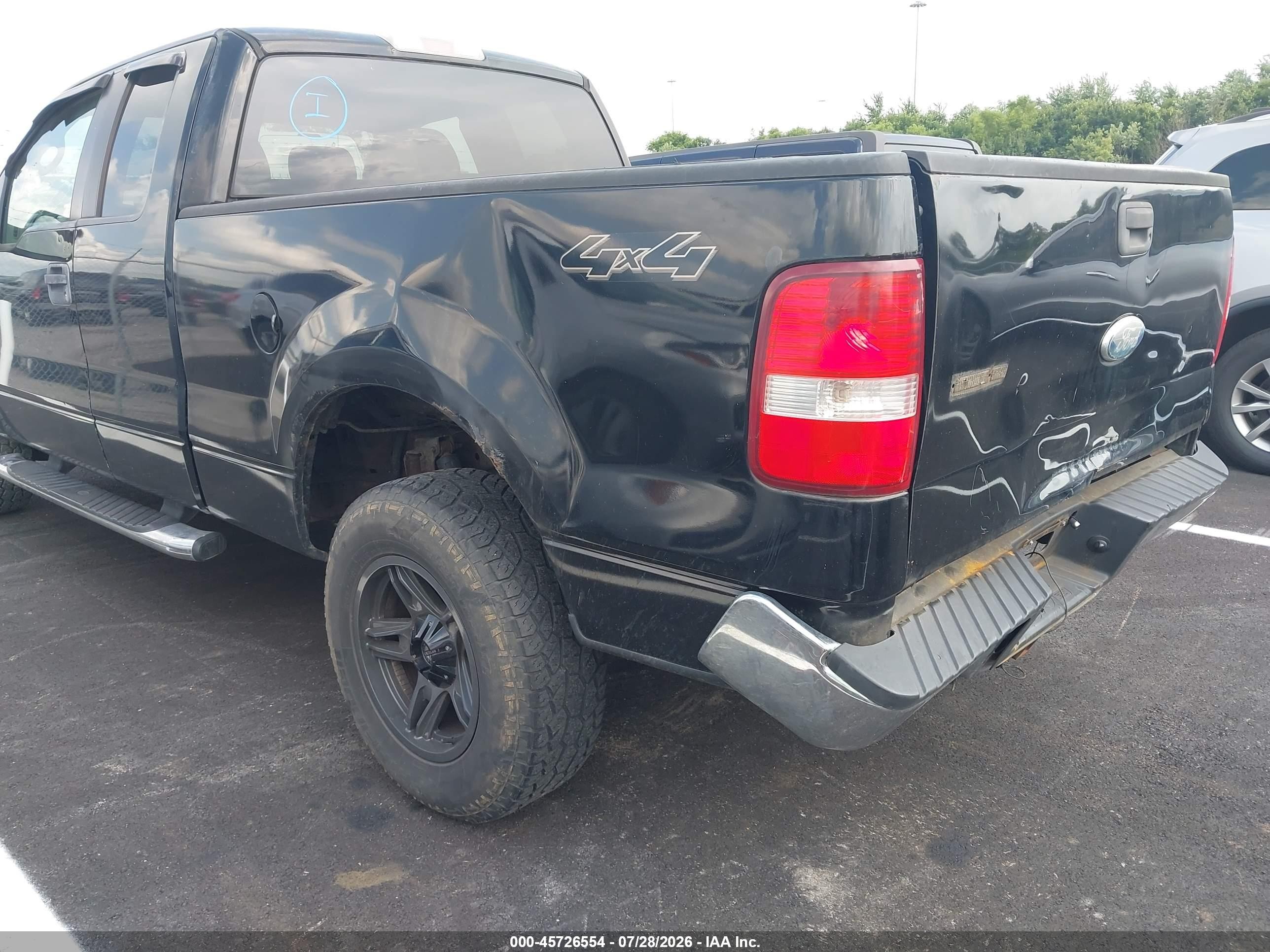 2006 Ford F-150 Fx4/lariat/xl/xlt Black vin: 1FTPX14536KC01331