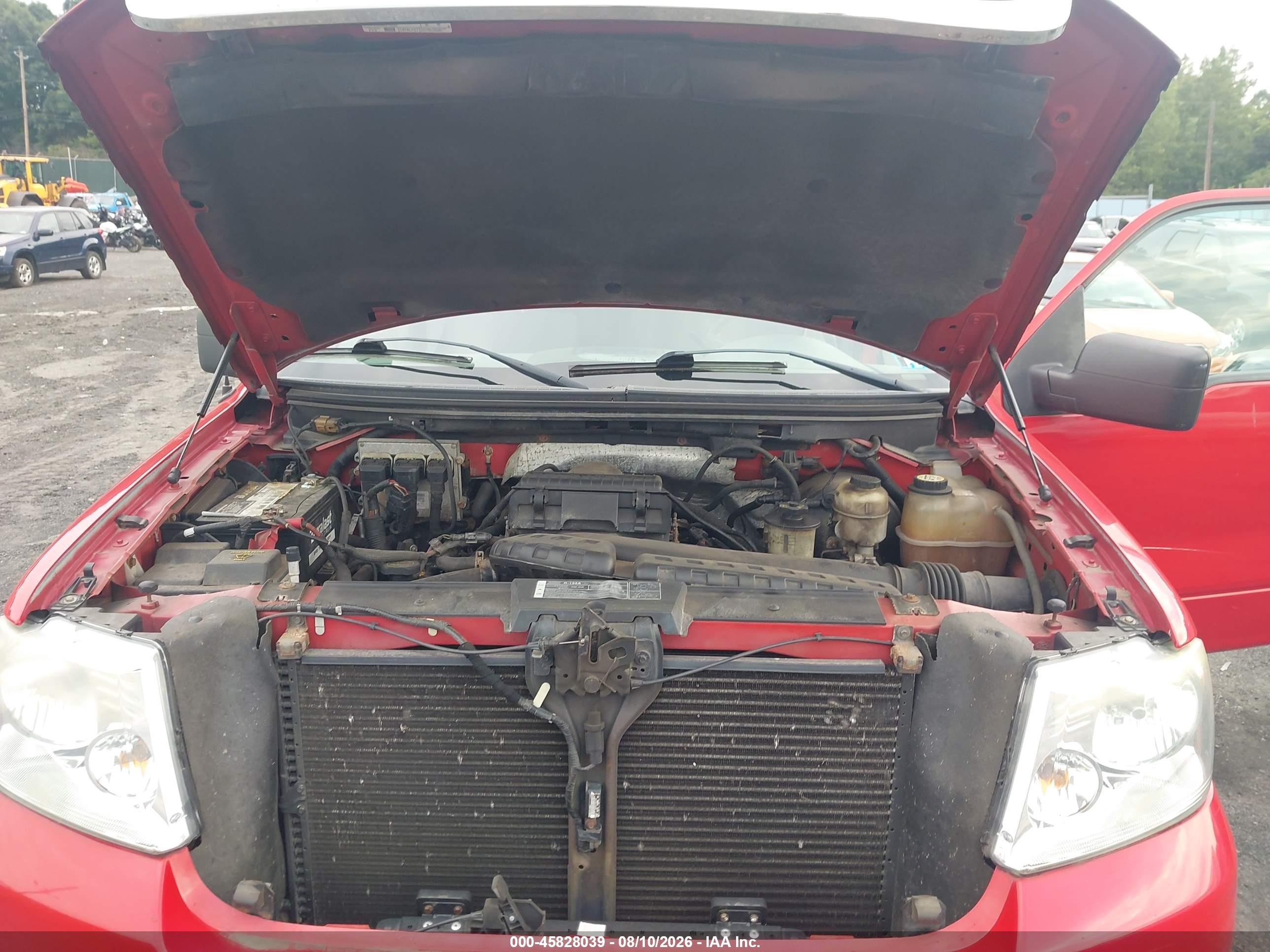 2007 Ford F-150 Fx4/lariat/xl/xlt Red vin: 1FTPX14537FA64157