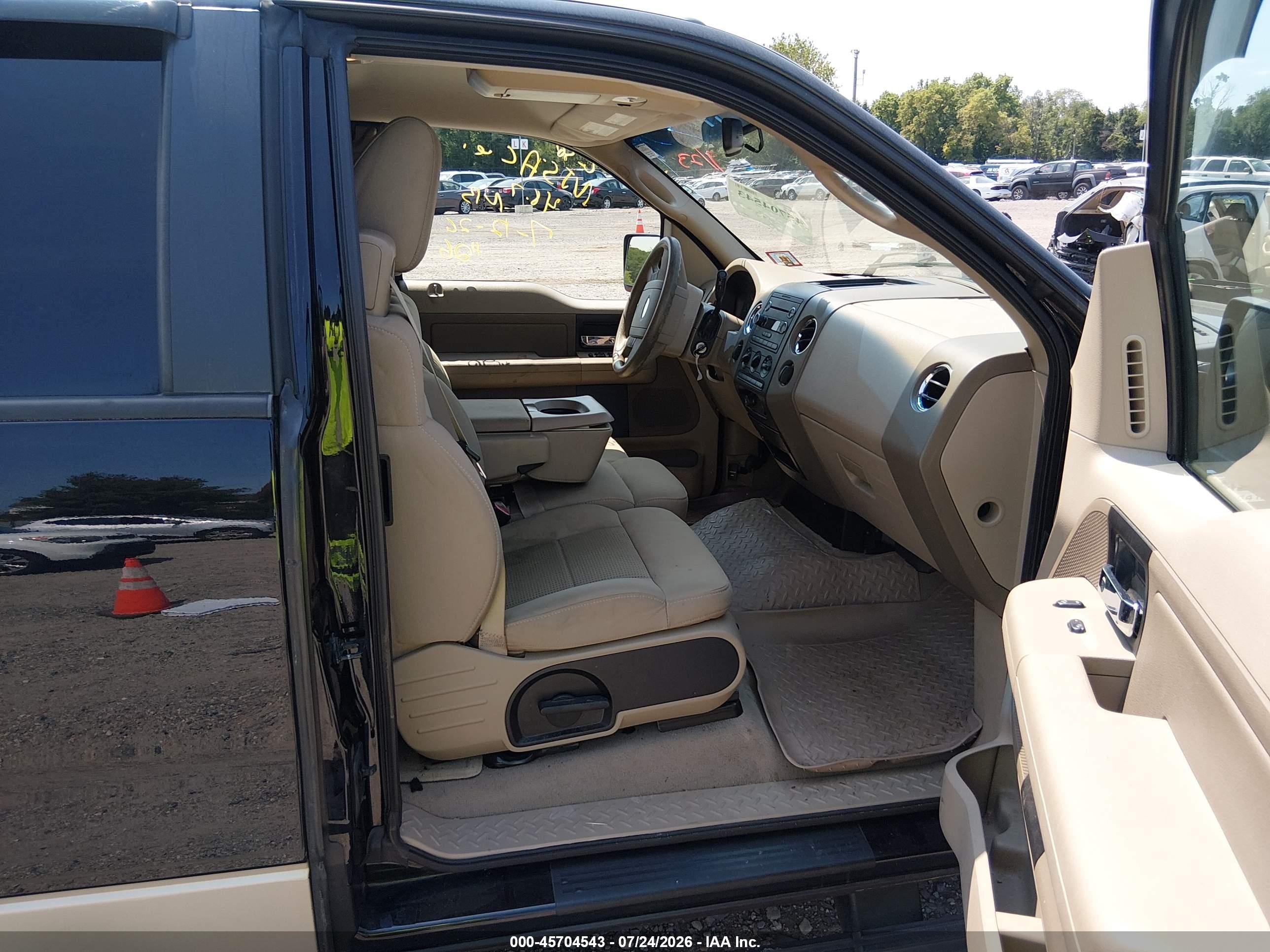 2008 Ford F-150 60th Anniversary/fx4/lariat/xl/xlt Black vin: 1FTPX14538FA35064
