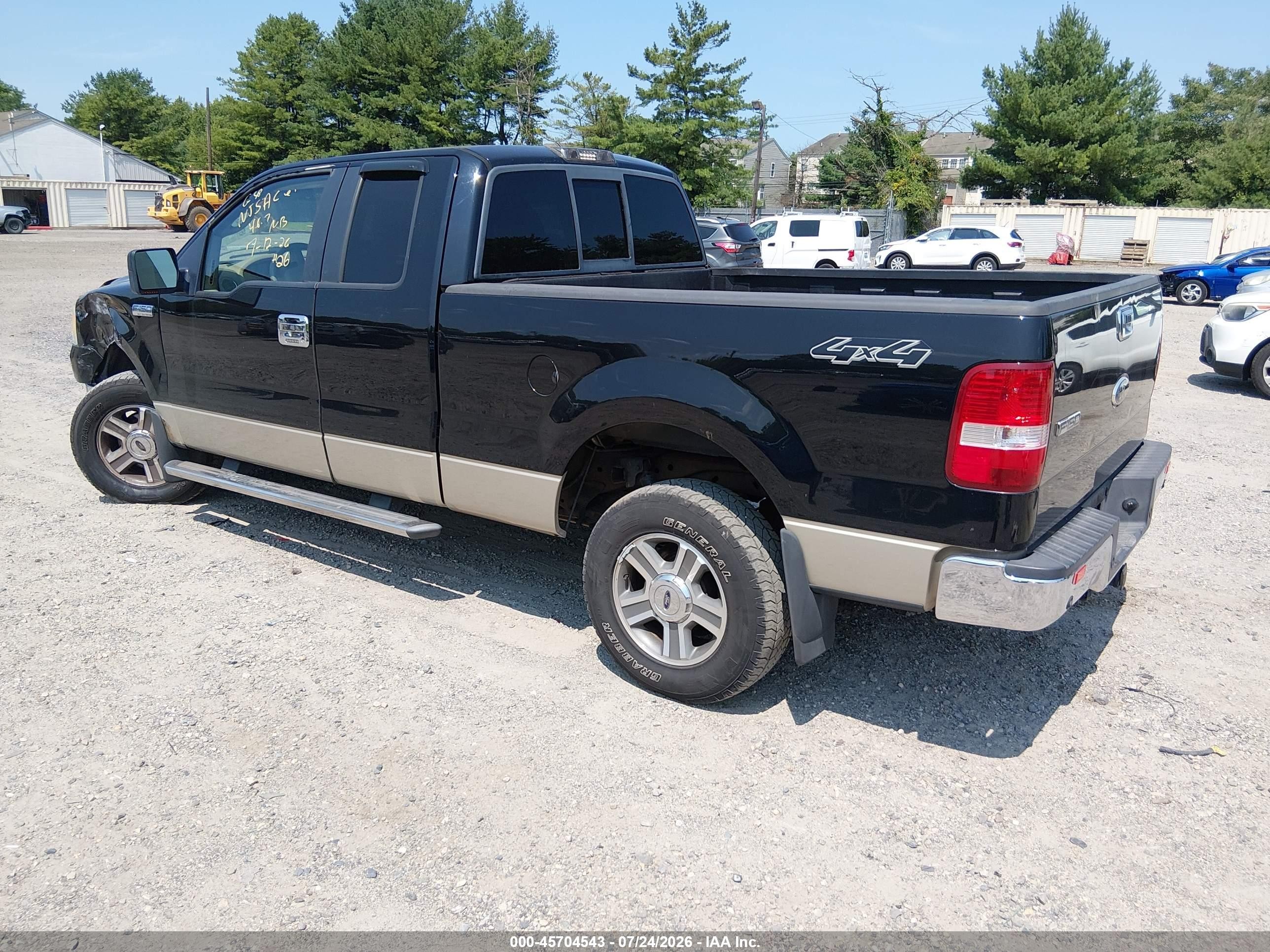 2008 Ford F-150 60th Anniversary/fx4/lariat/xl/xlt Black vin: 1FTPX14538FA35064