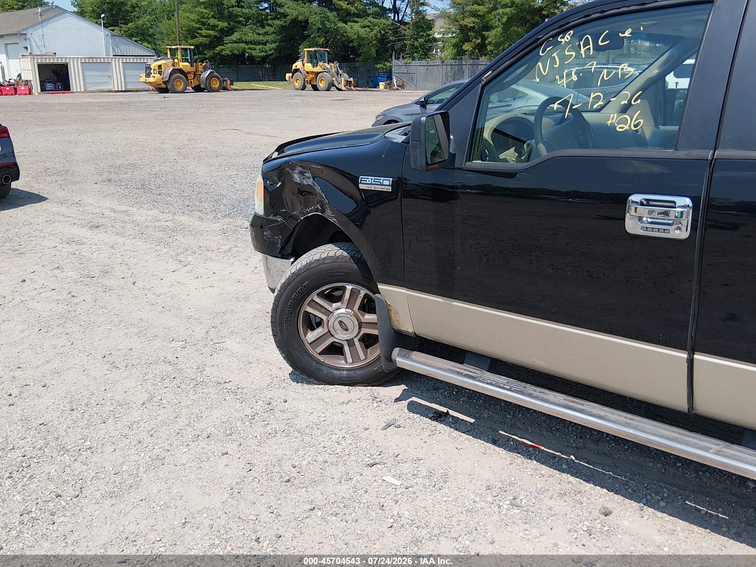 2008 Ford F-150 60th Anniversary/fx4/lariat/xl/xlt Black vin: 1FTPX14538FA35064