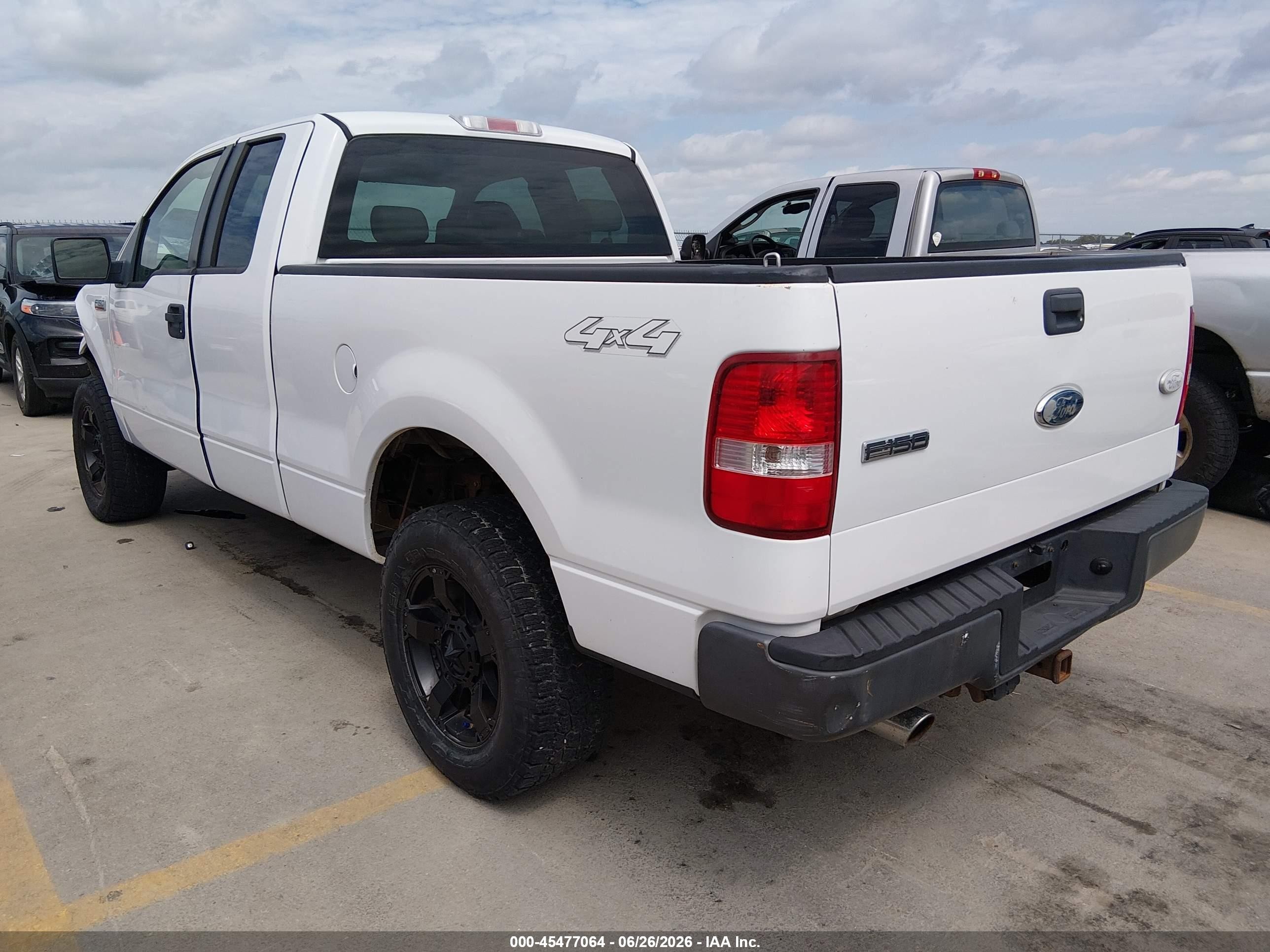2008 Ford F-150 Xl White vin: 1FTPX14538FB54197