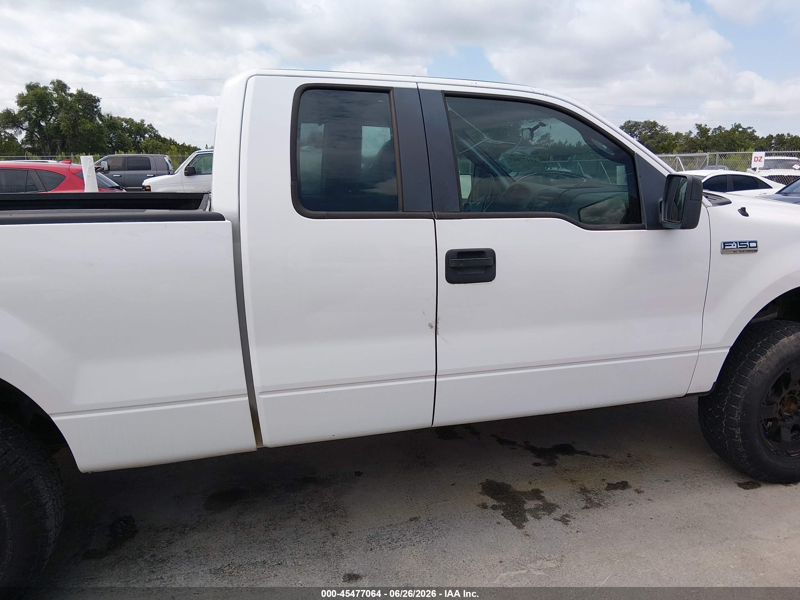 2008 Ford F-150 Xl White vin: 1FTPX14538FB54197