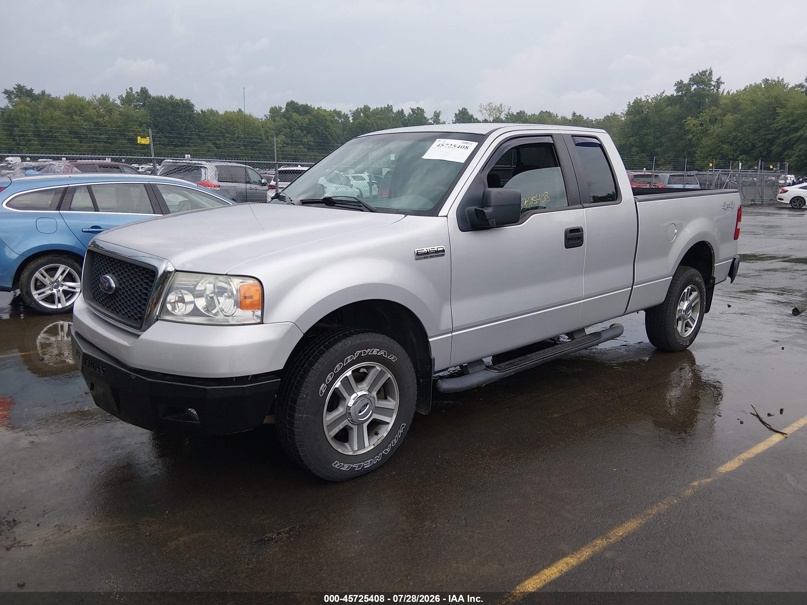 2008 Ford F-150 60th Anniversary/fx4/lariat/xl/xlt Silver vin: 1FTPX14538FB66303