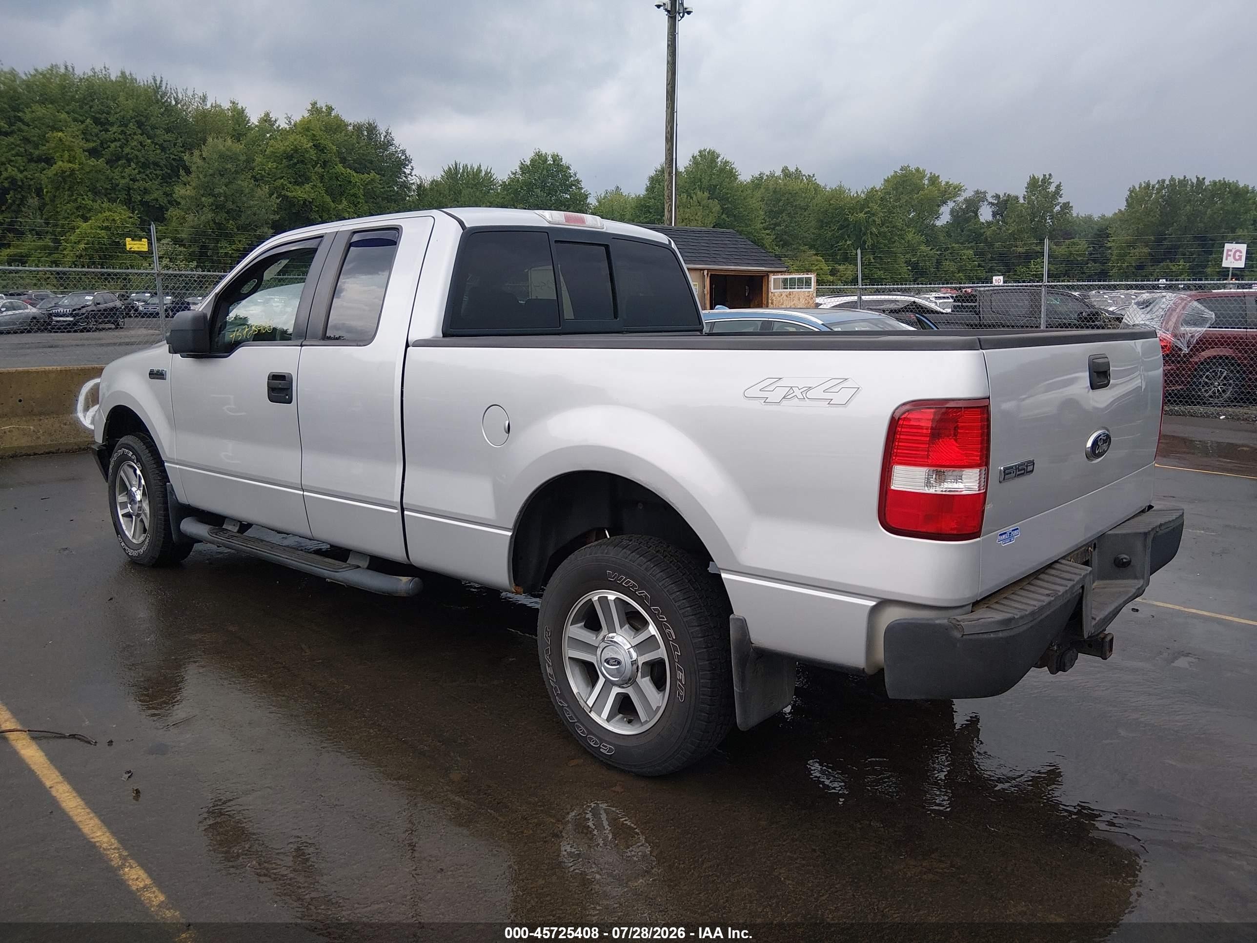 2008 Ford F-150 60th Anniversary/fx4/lariat/xl/xlt Silver vin: 1FTPX14538FB66303