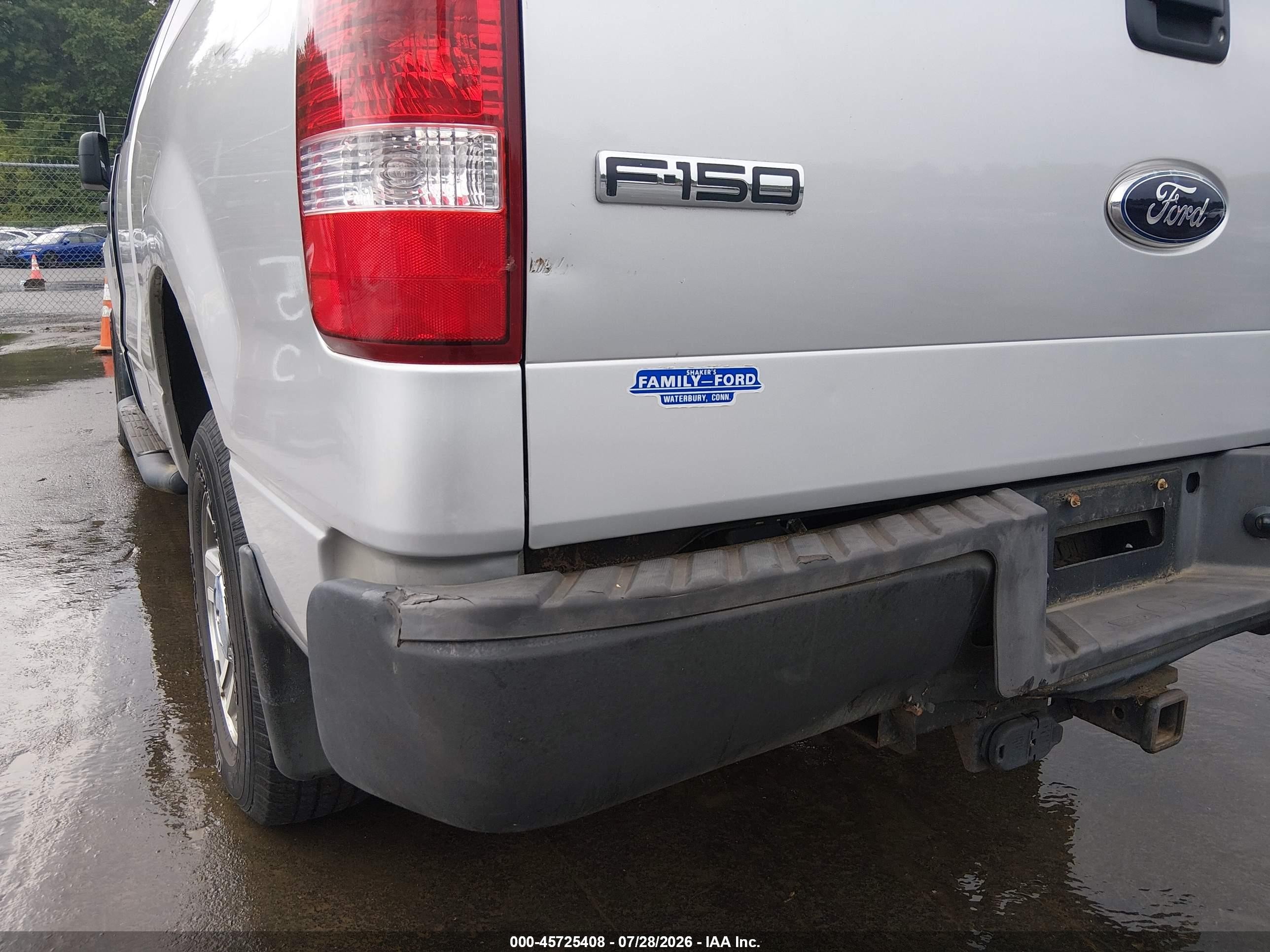 2008 Ford F-150 60th Anniversary/fx4/lariat/xl/xlt Silver vin: 1FTPX14538FB66303