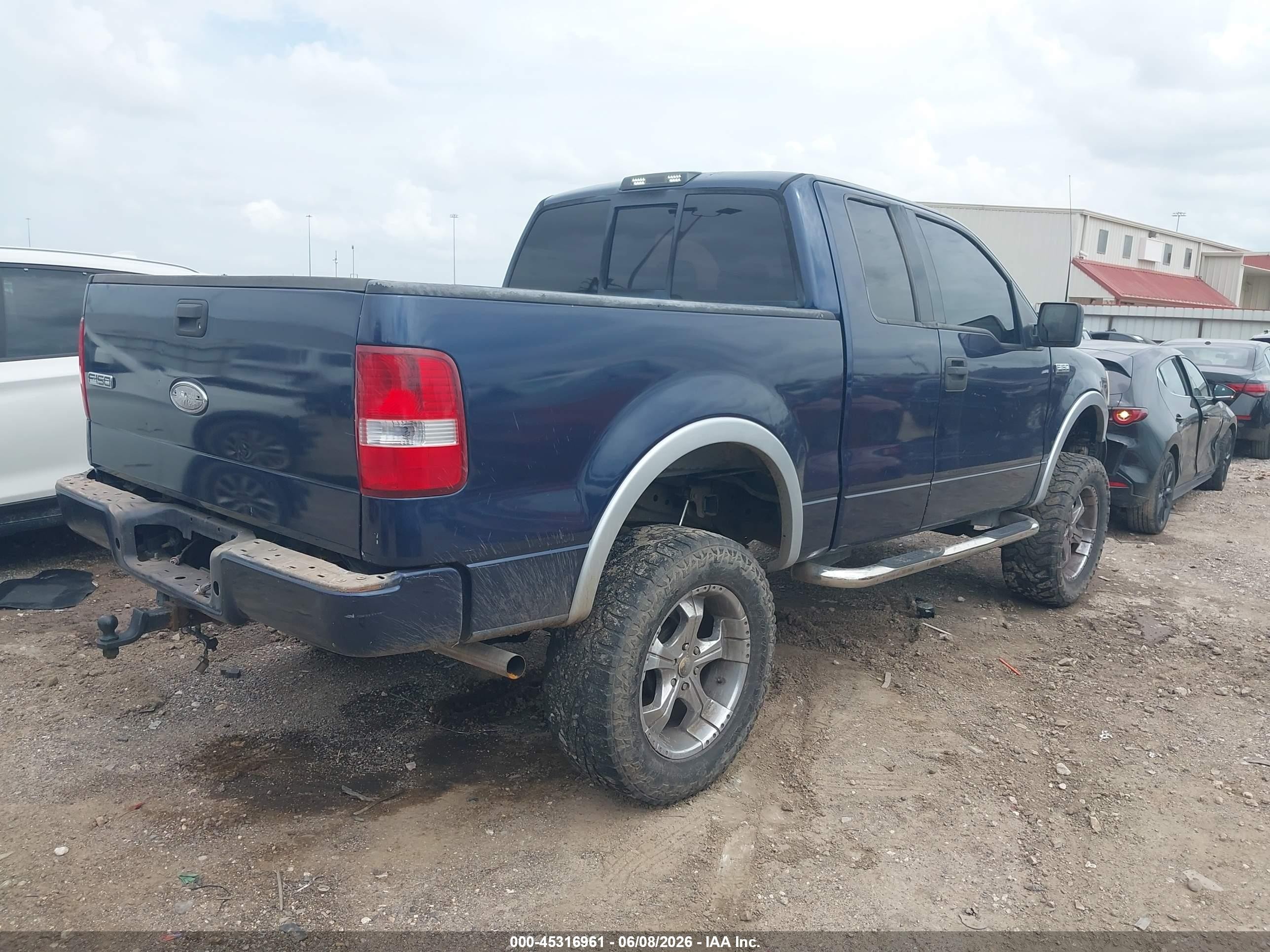 2004 Ford F-150 Fx4/lariat/xl/xlt Blue vin: 1FTPX14544KA02270