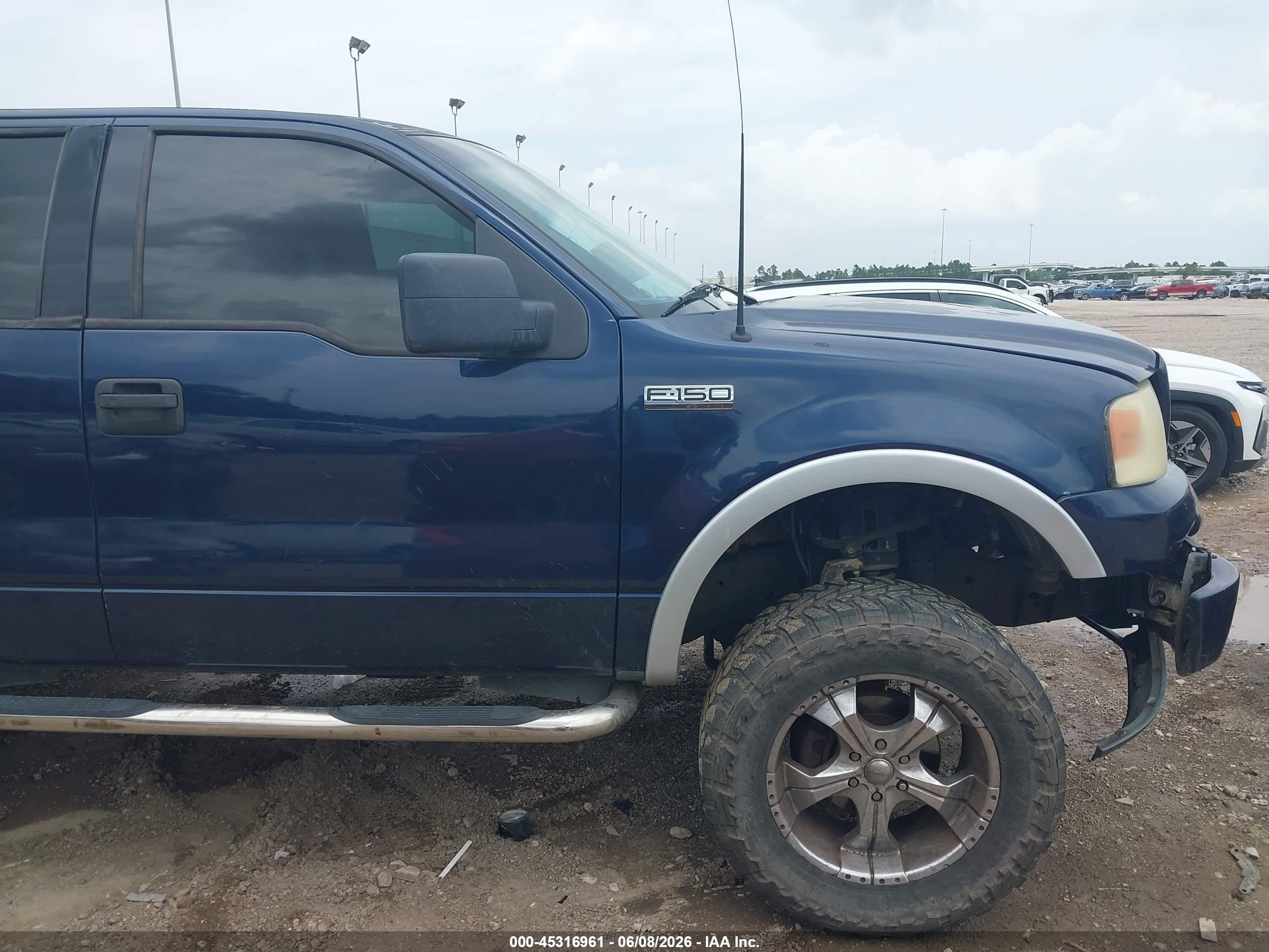 2004 Ford F-150 Fx4/lariat/xl/xlt Blue vin: 1FTPX14544KA02270