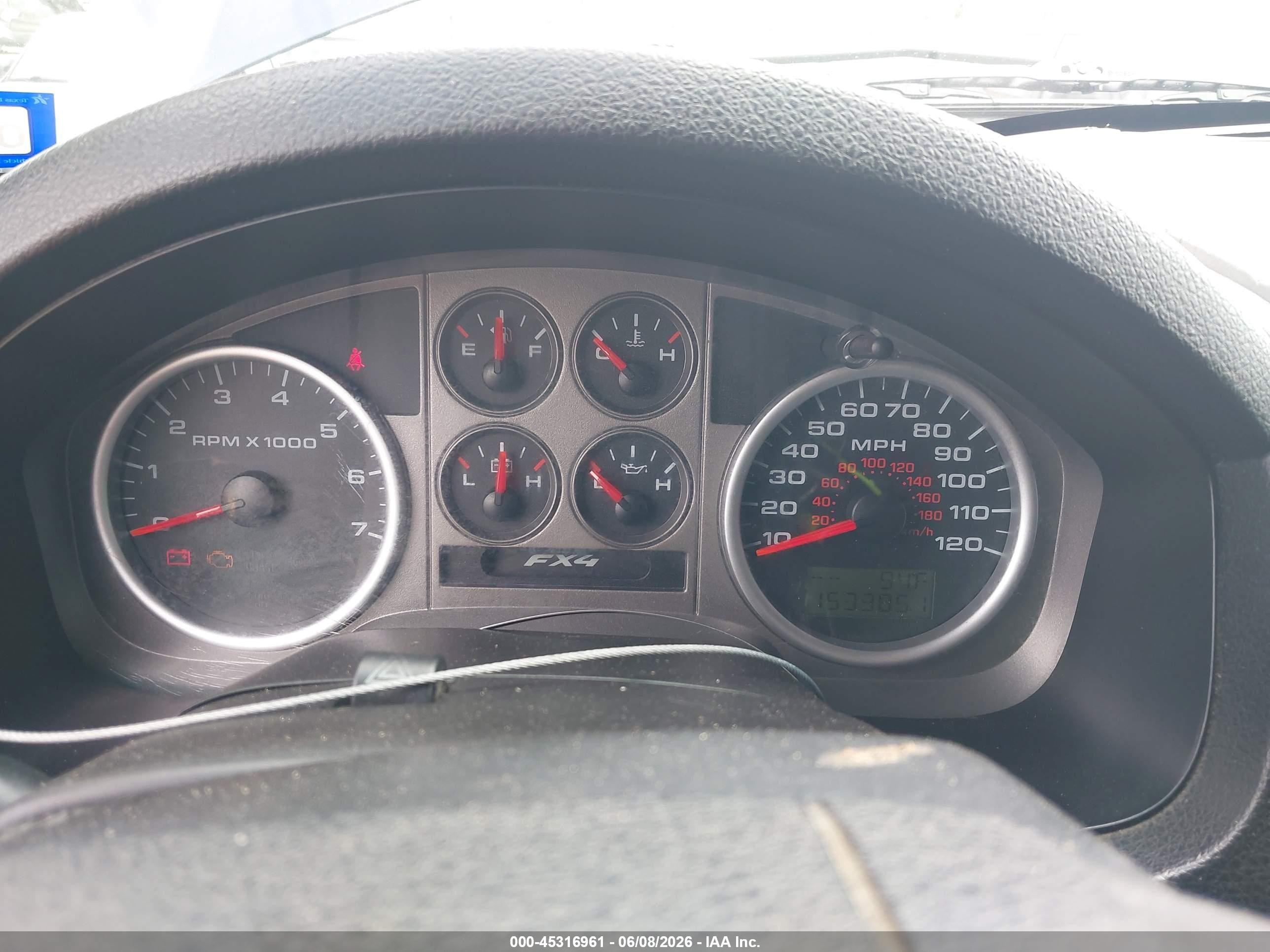2004 Ford F-150 Fx4/lariat/xl/xlt Blue vin: 1FTPX14544KA02270