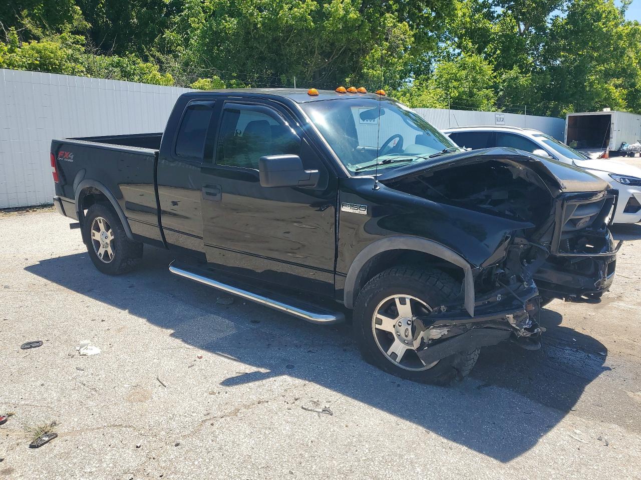 2004 Ford F150 Black vin: 1FTPX14544NA16345