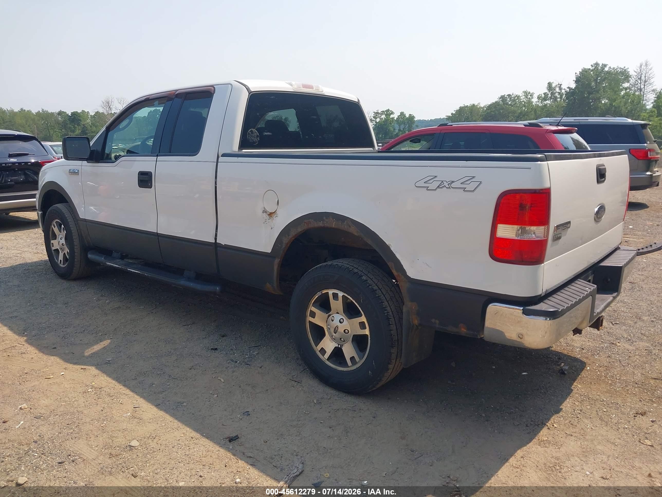 2004 Ford F-150 Fx4/lariat/xl/xlt White vin: 1FTPX14544NB24979