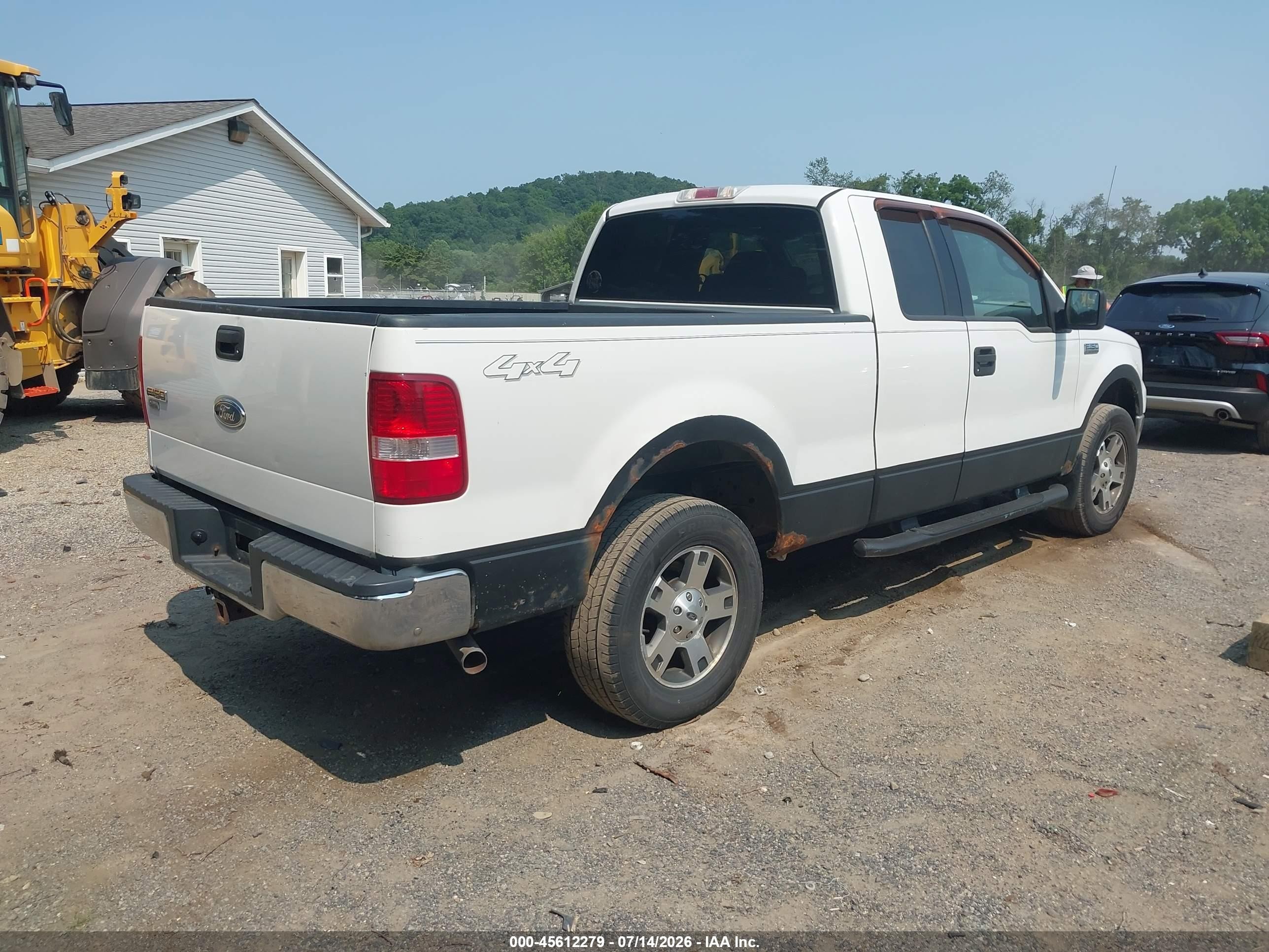 2004 Ford F-150 Fx4/lariat/xl/xlt White vin: 1FTPX14544NB24979