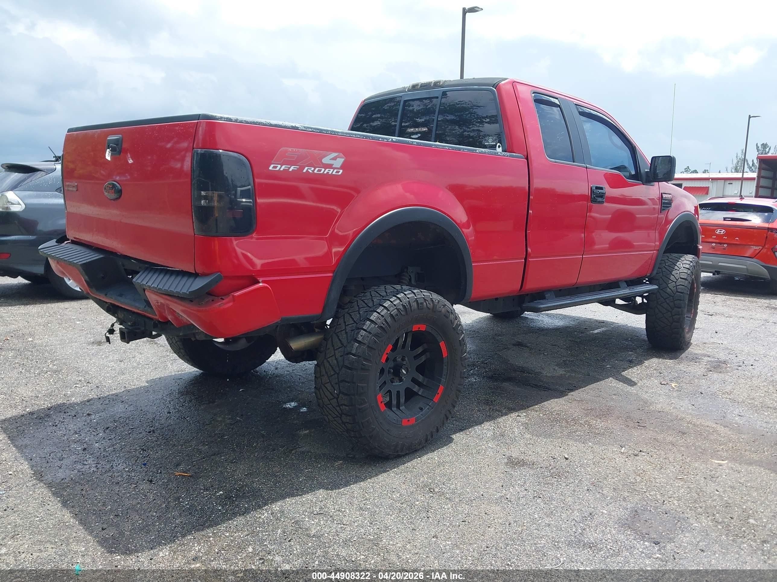 2005 Ford F-150 Fx4/lariat/xl/xlt Красный vin: 1FTPX14545FA62446