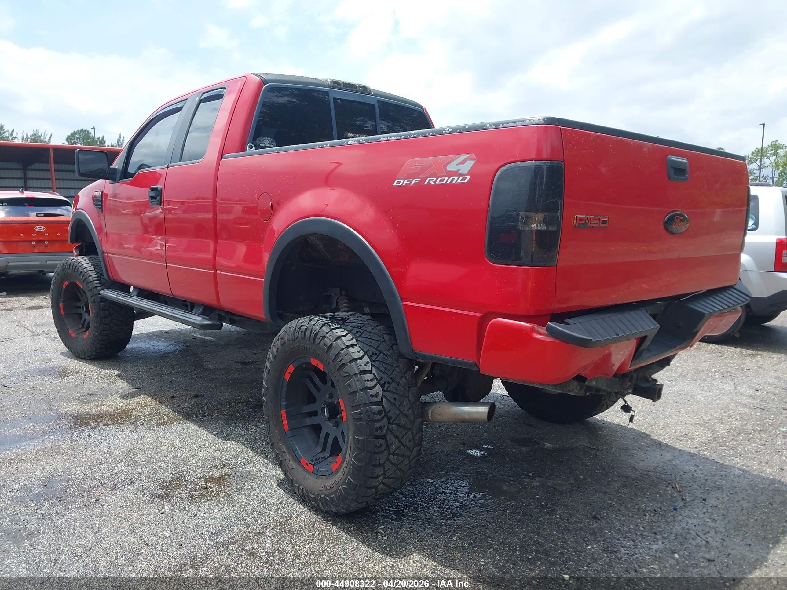 2005 Ford F-150 Fx4/lariat/xl/xlt Красный vin: 1FTPX14545FA62446