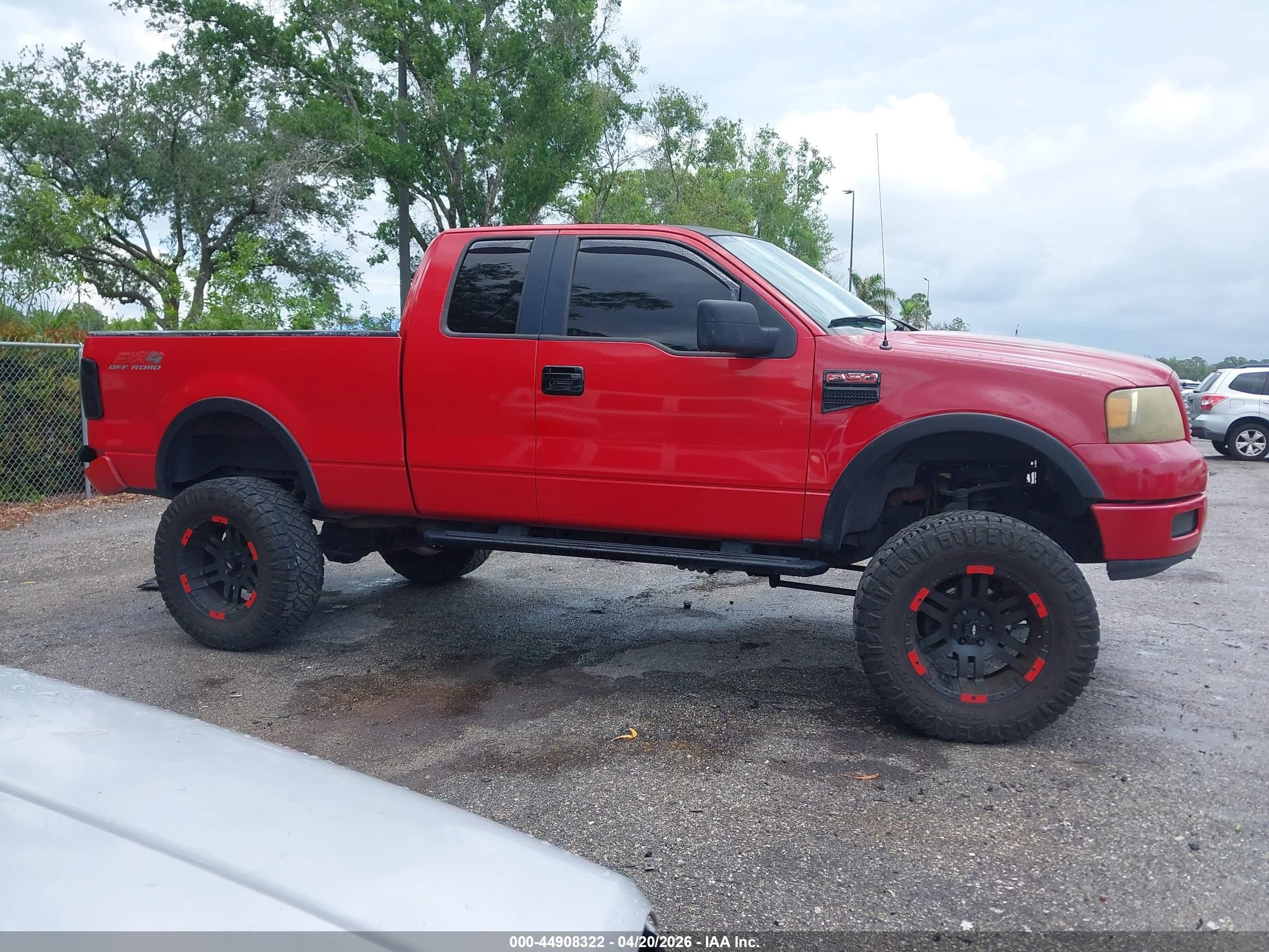2005 Ford F-150 Fx4/lariat/xl/xlt Красный vin: 1FTPX14545FA62446