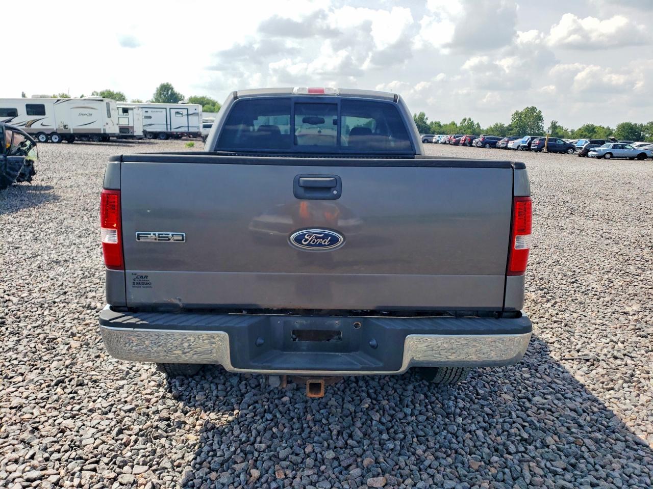 2005 Ford F150 Gray vin: 1FTPX14545FB66306