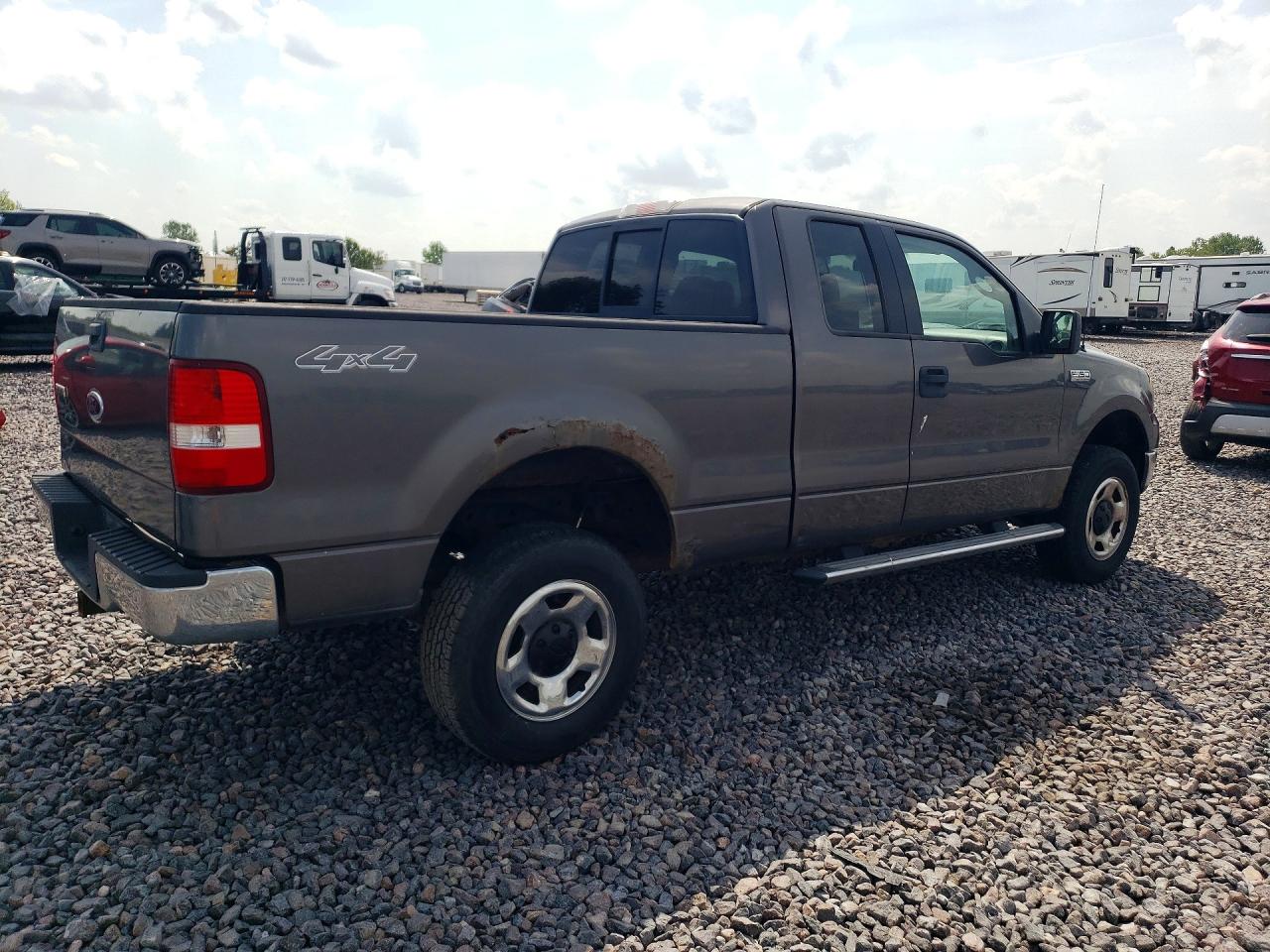 2005 Ford F150 Gray vin: 1FTPX14545FB66306