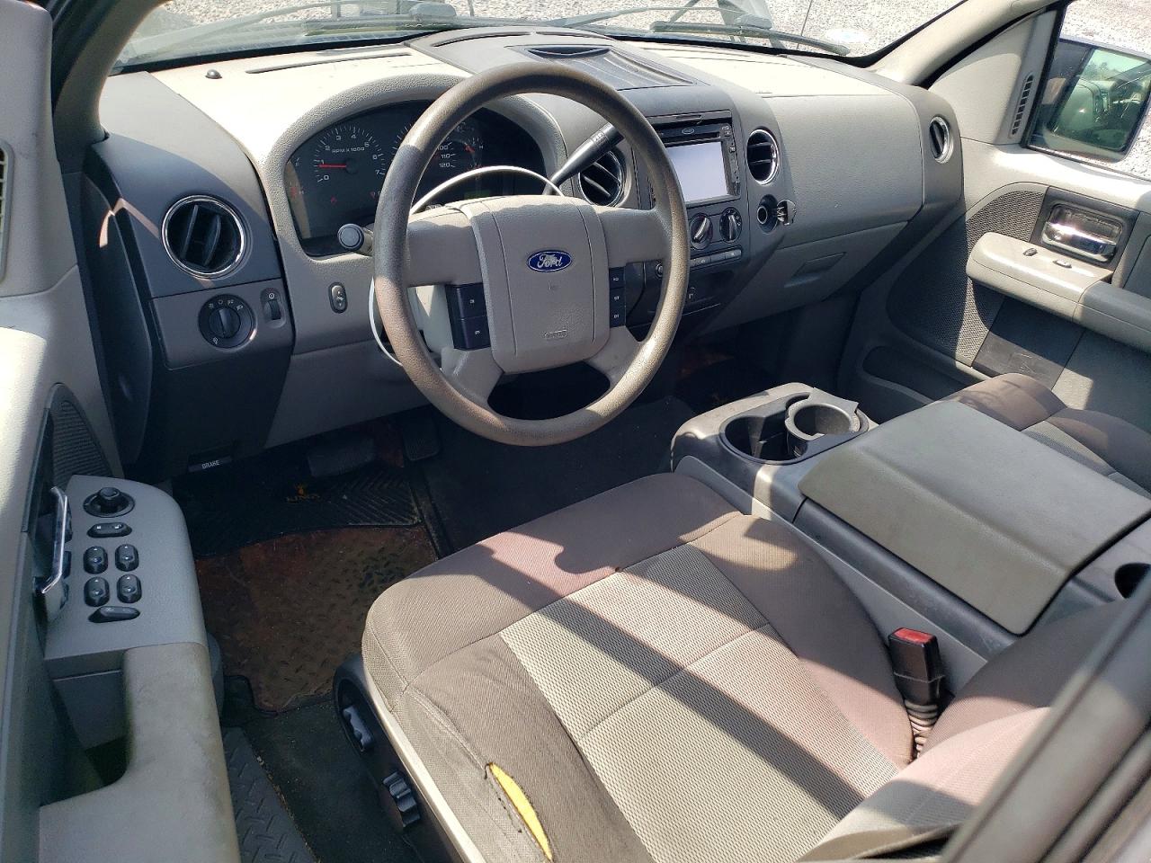 2005 Ford F150 Gray vin: 1FTPX14545FB66306