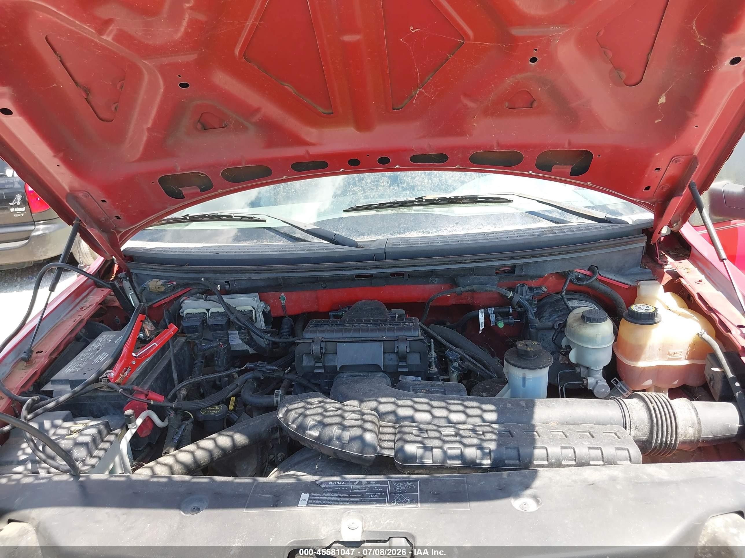 2005 Ford F-150 Fx4/lariat/xl/xlt Red vin: 1FTPX14545KD46148