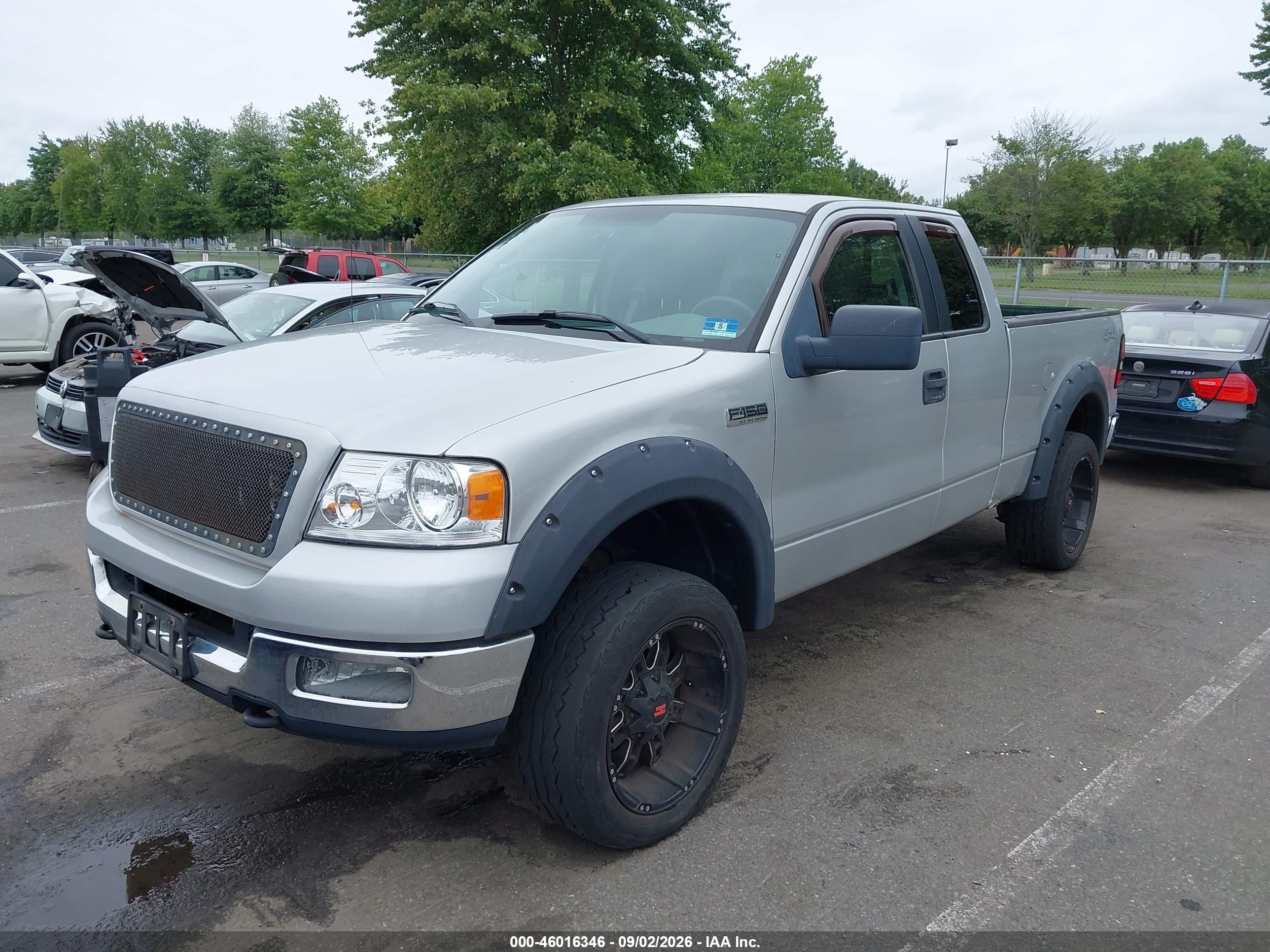 2005 Ford F-150 Fx4/lariat/xl/xlt Silver vin: 1FTPX14545NA92407