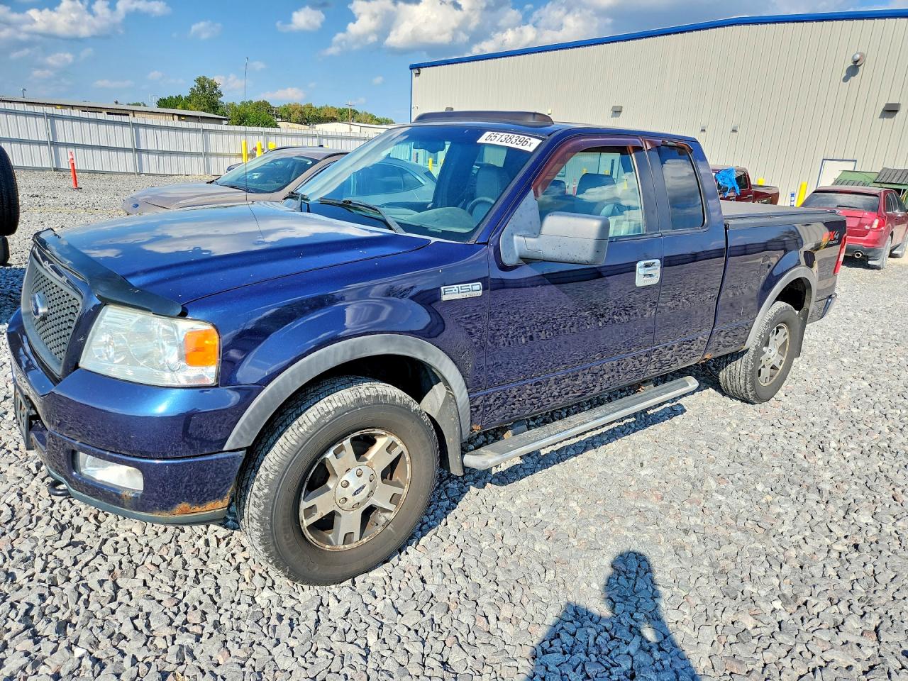 2005 Ford F150 Blue vin: 1FTPX14545NB06595