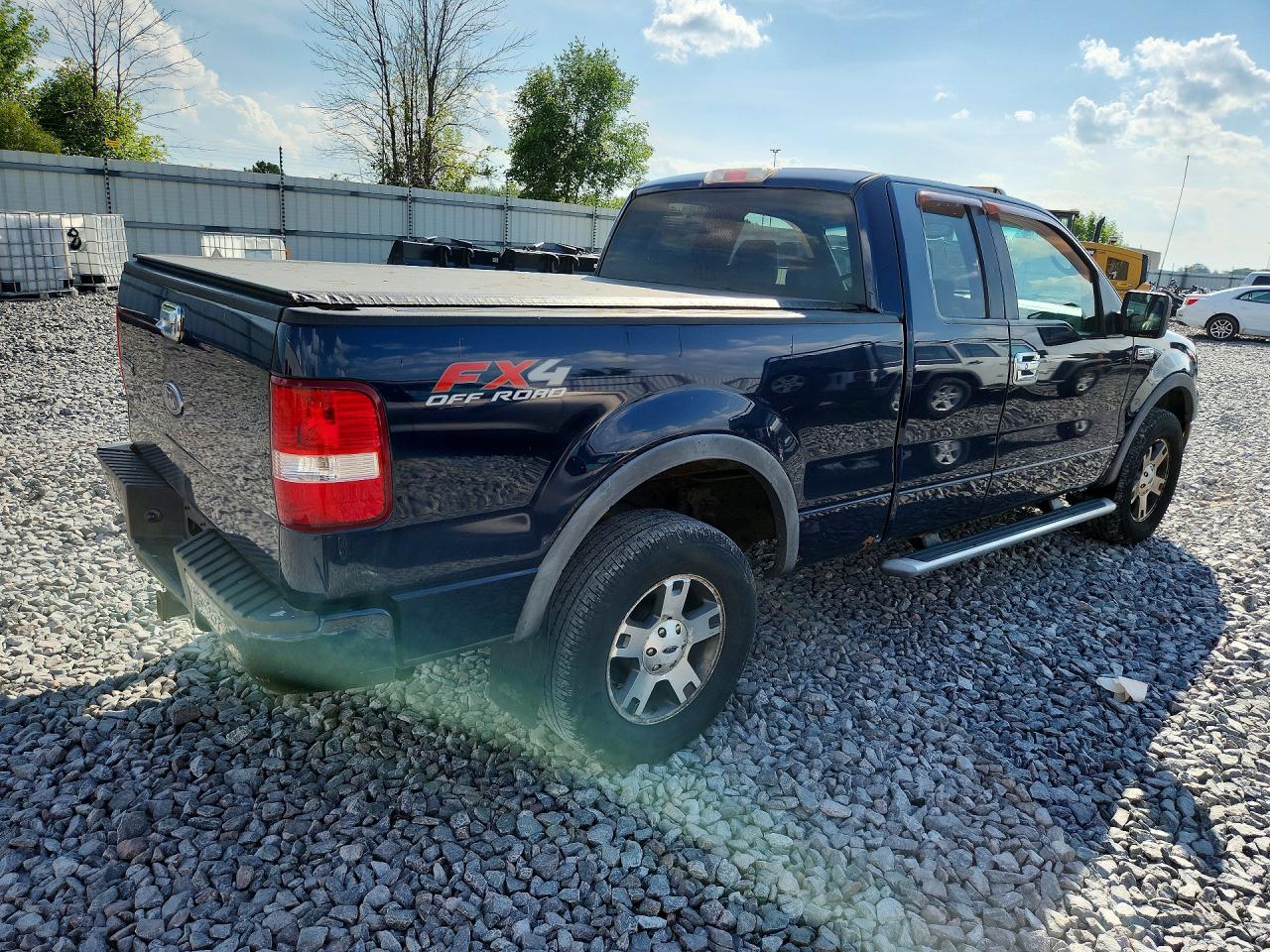 2005 Ford F150 Blue vin: 1FTPX14545NB06595