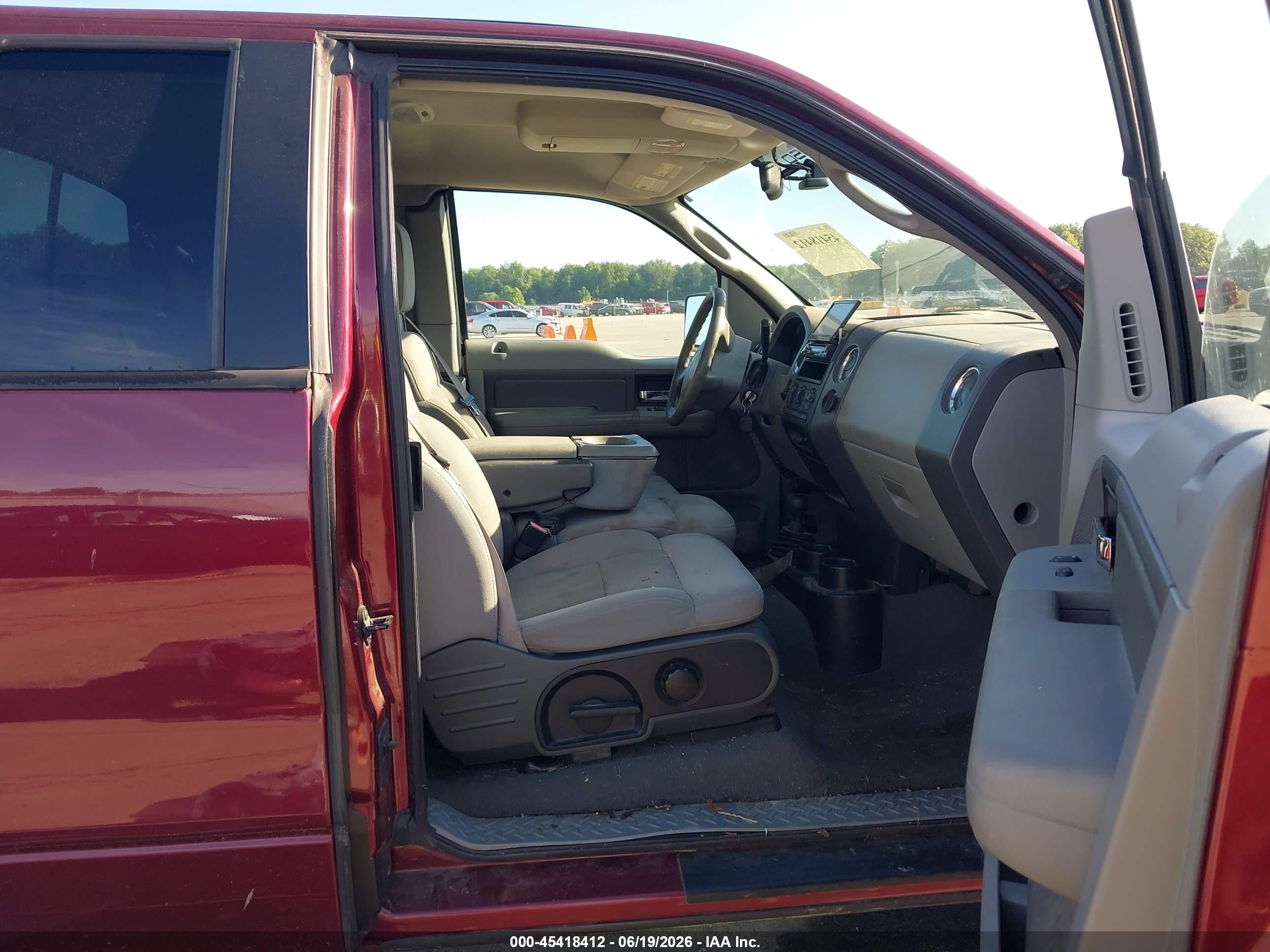 2005 Ford F-150 Fx4/lariat/xl/xlt Maroon vin: 1FTPX14545NB37507