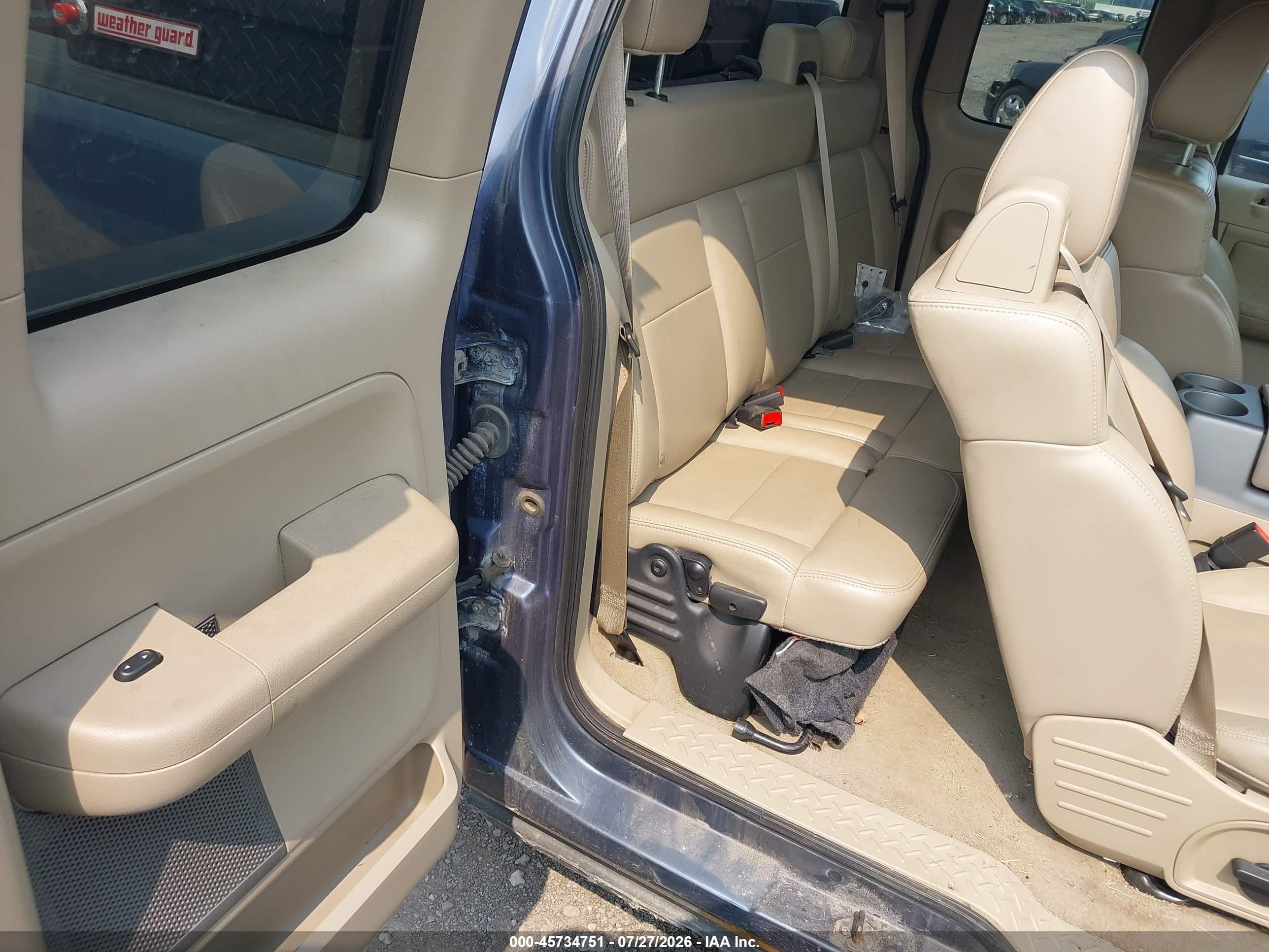 2005 Ford F-150 Fx4/lariat/xl/xlt Blue vin: 1FTPX14545NB75917