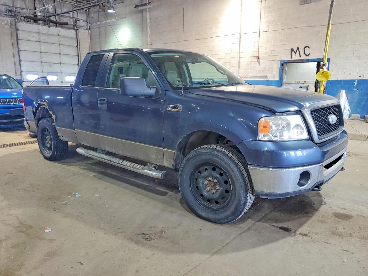 2006 Ford F150 Blue vin: 1FTPX14546FB20105