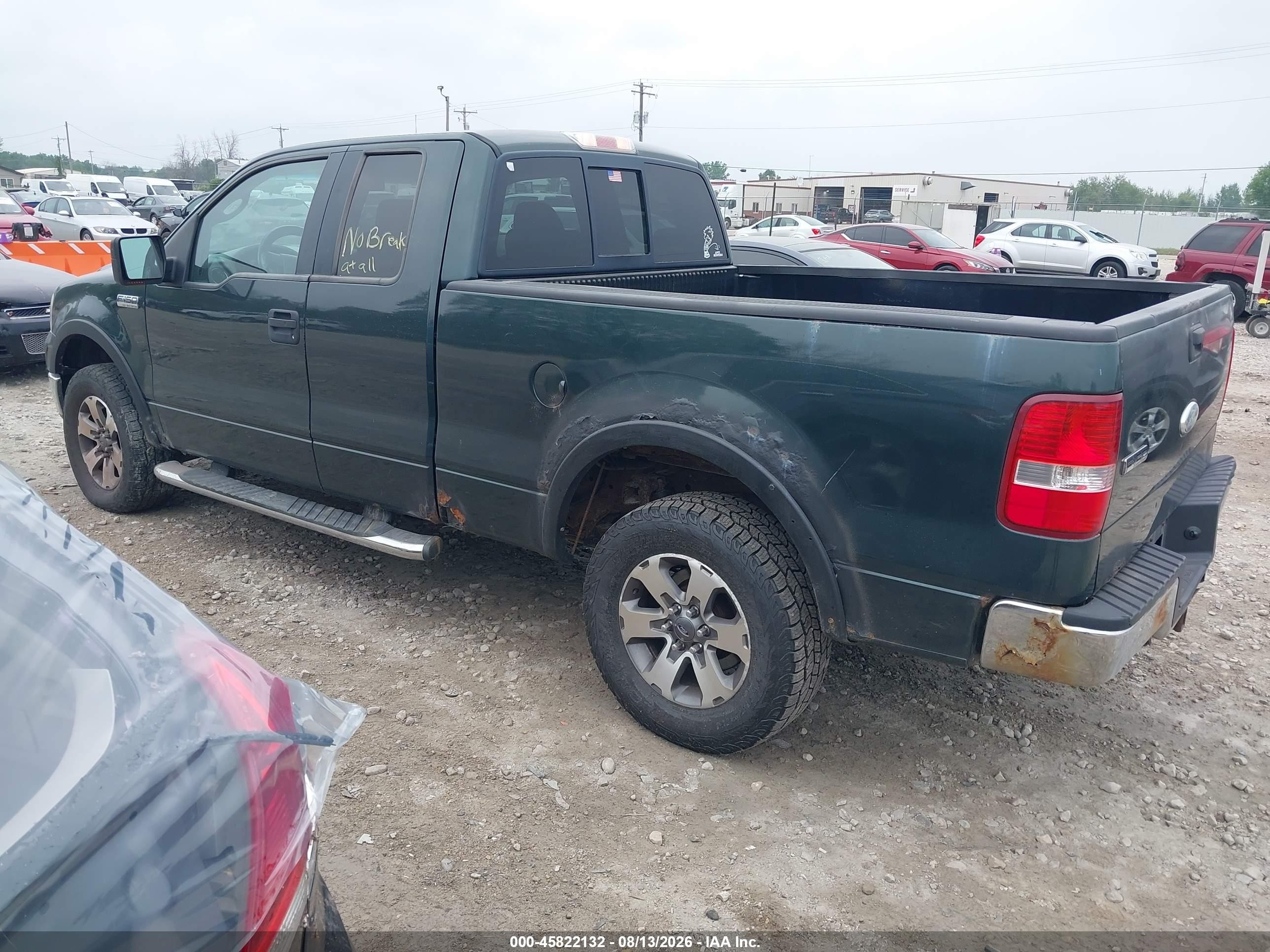 2006 Ford F-150 Fx4/lariat/xl/xlt Green vin: 1FTPX14546FB64850