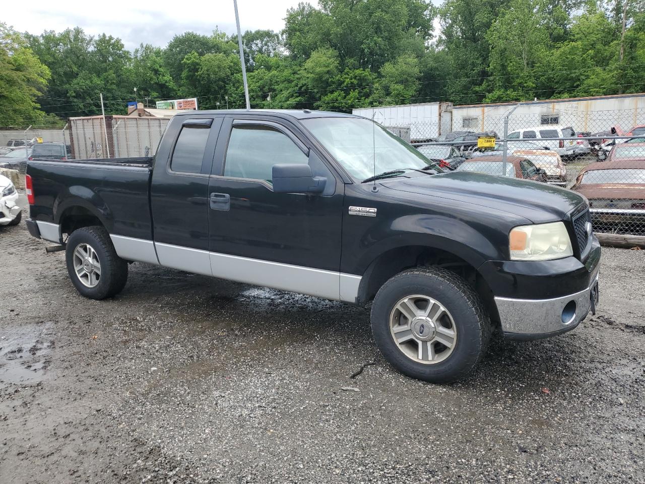 2006 Ford F150 Black vin: 1FTPX14546NB41798
